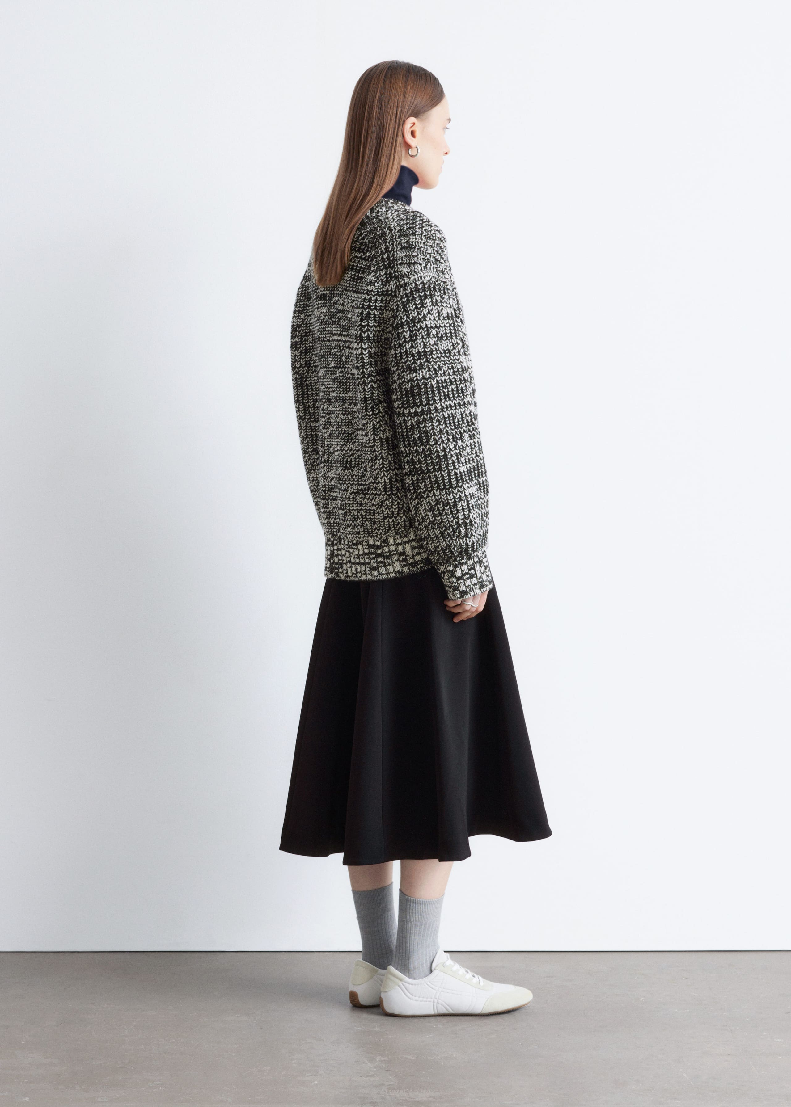 Image of Voluminous Midi Skirt