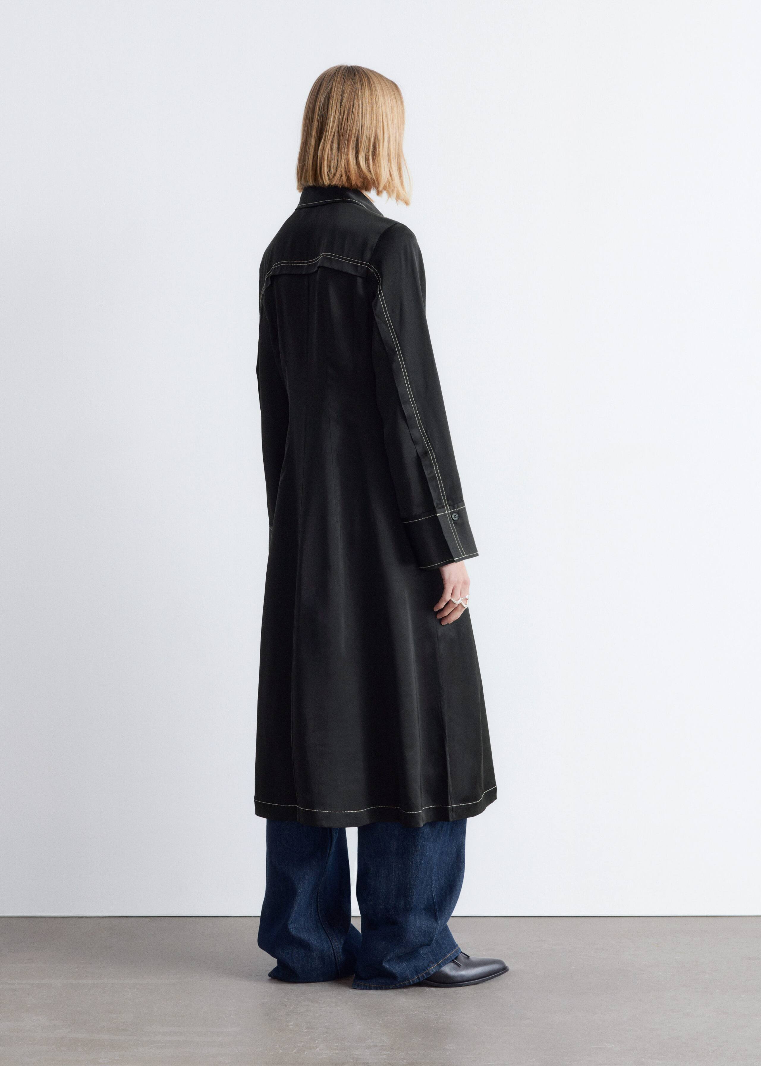 Tapered Maxi Dress - Black - Lookbook