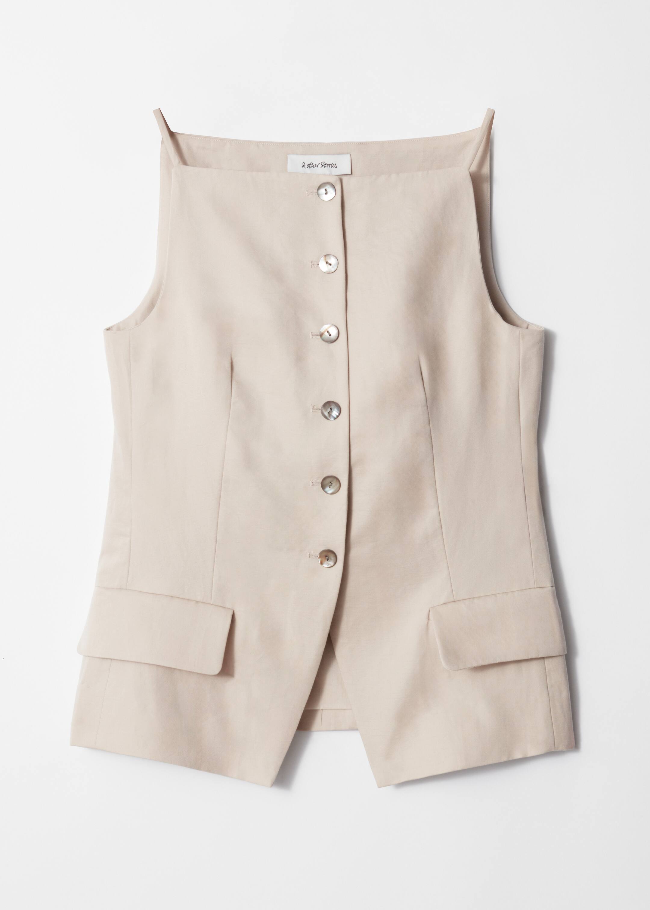 Größeres Bild ansehen: Elegante Weste - Beige - Ladies | H&M DE 4