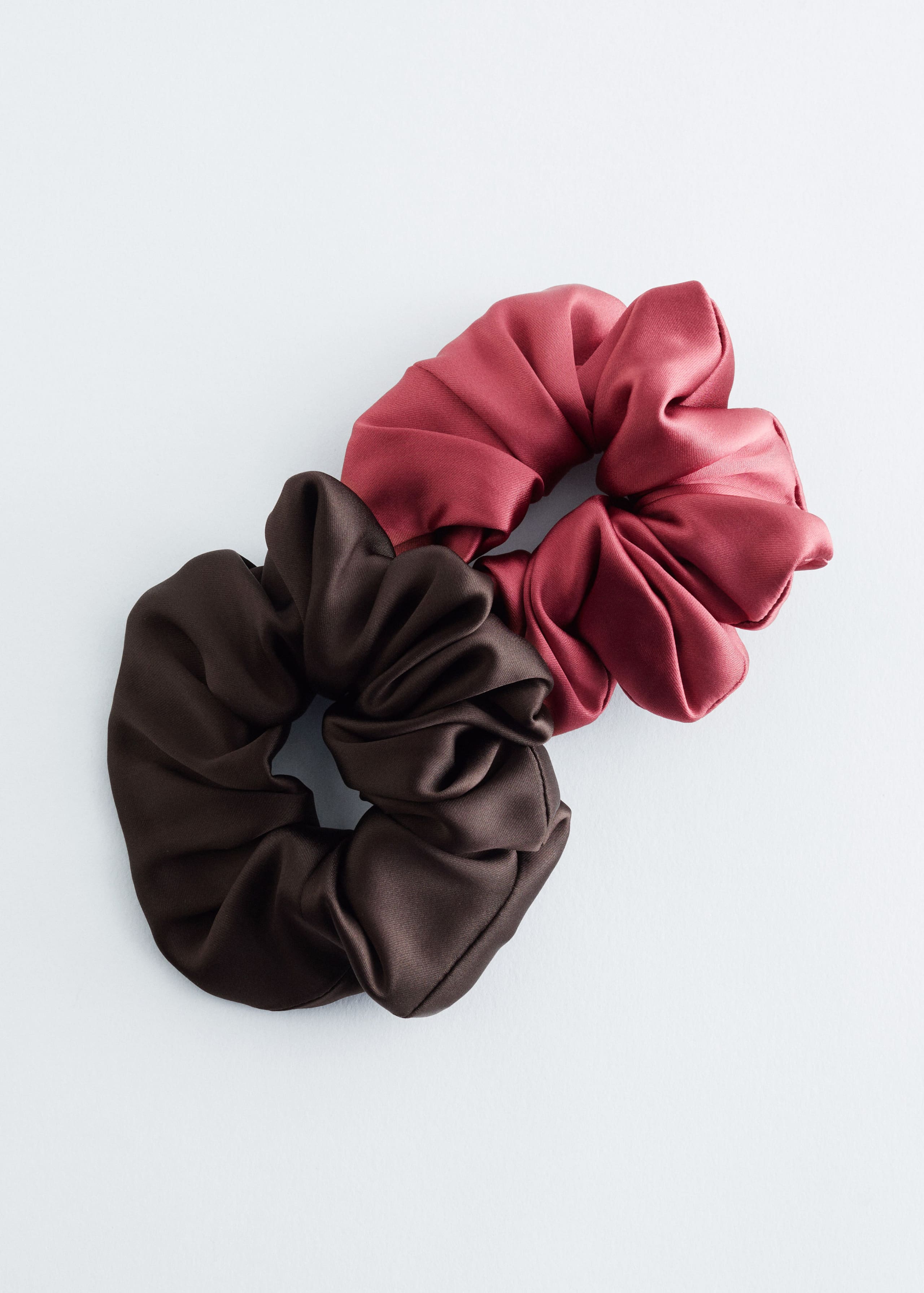 Image of Duo Shiny Scrunchie Set