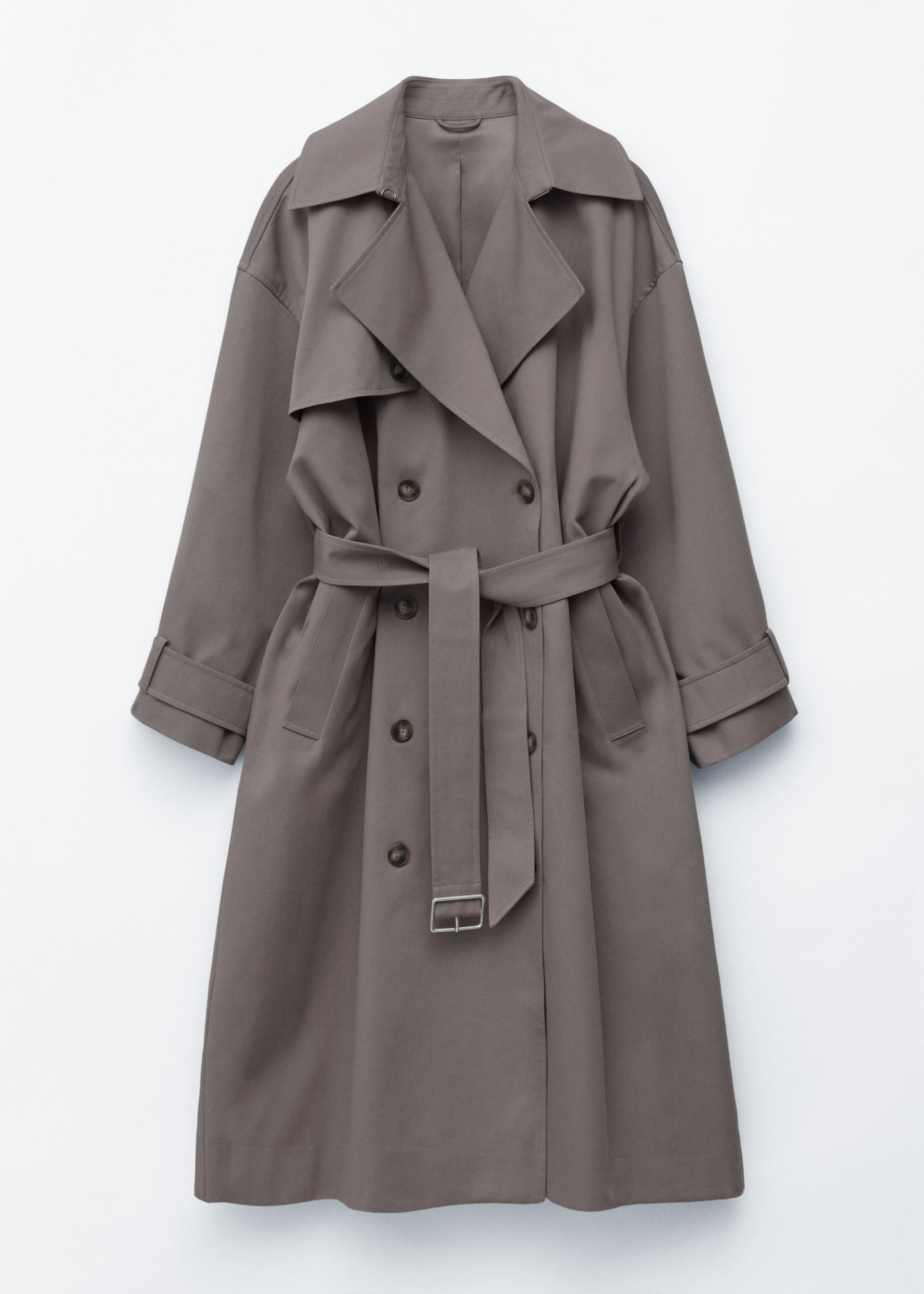 Image of Double-Breasted Trench Coat