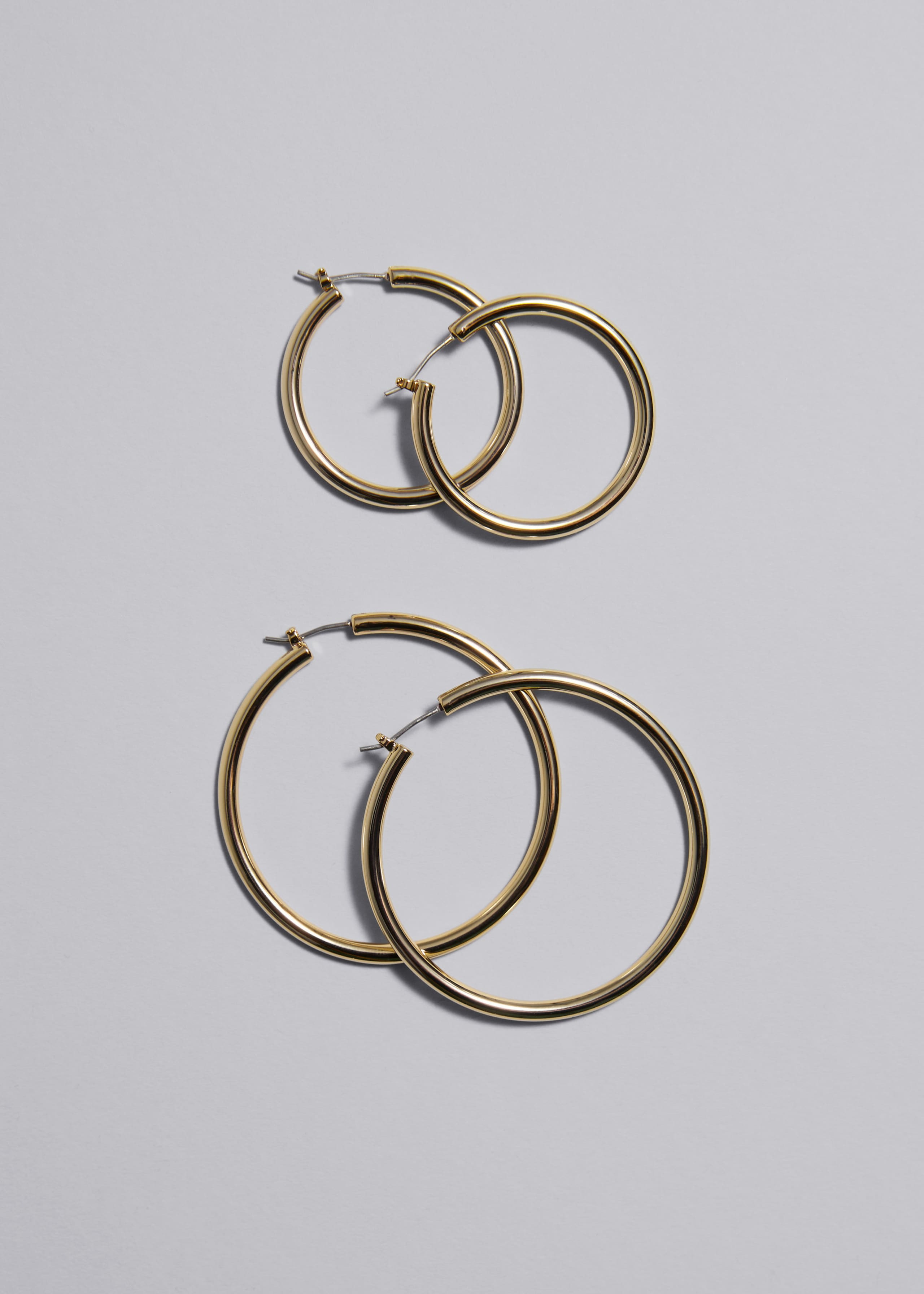 Hoop Earrings Set - Silver - Still Life