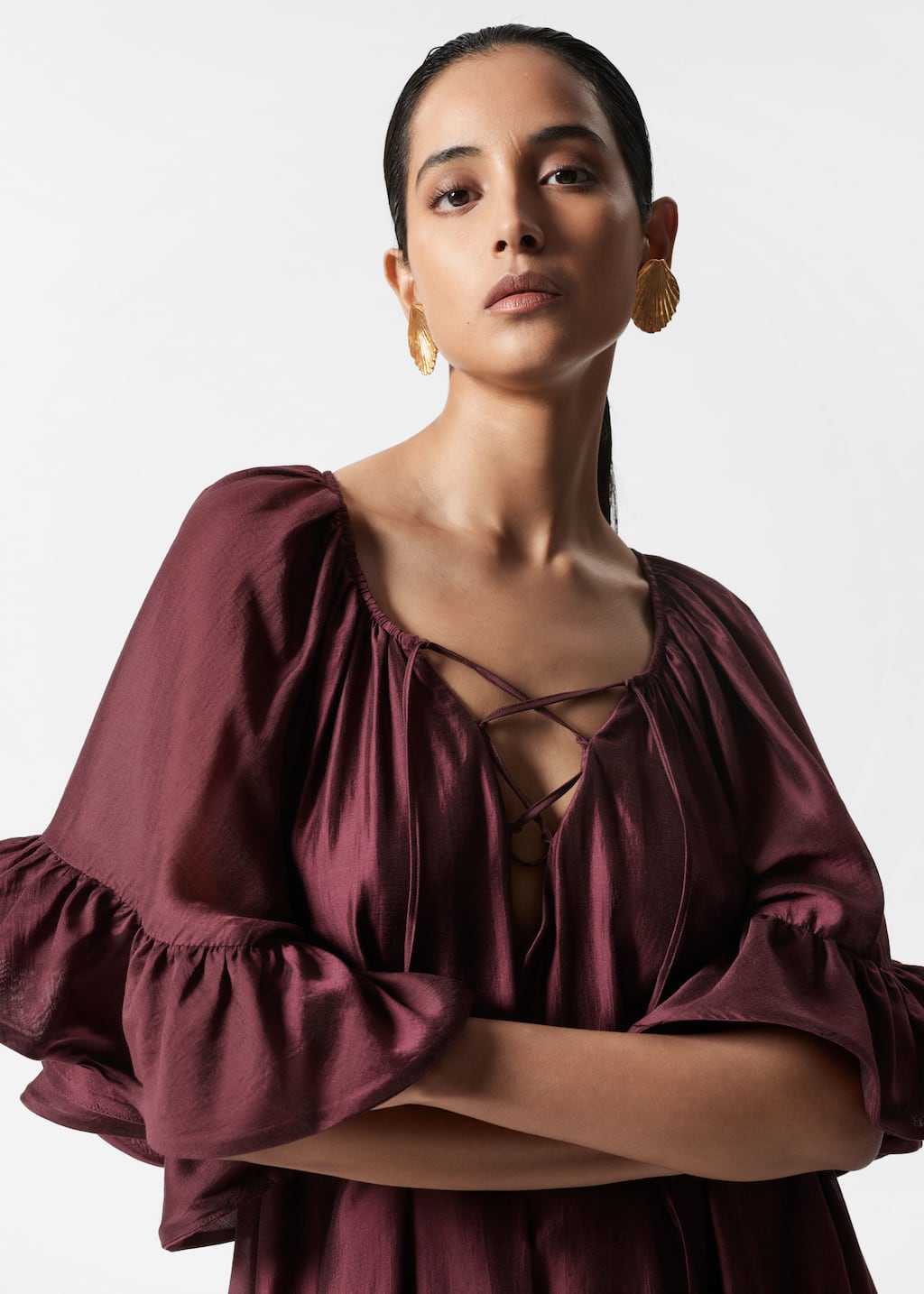 Image of Ruffle Mini Dress