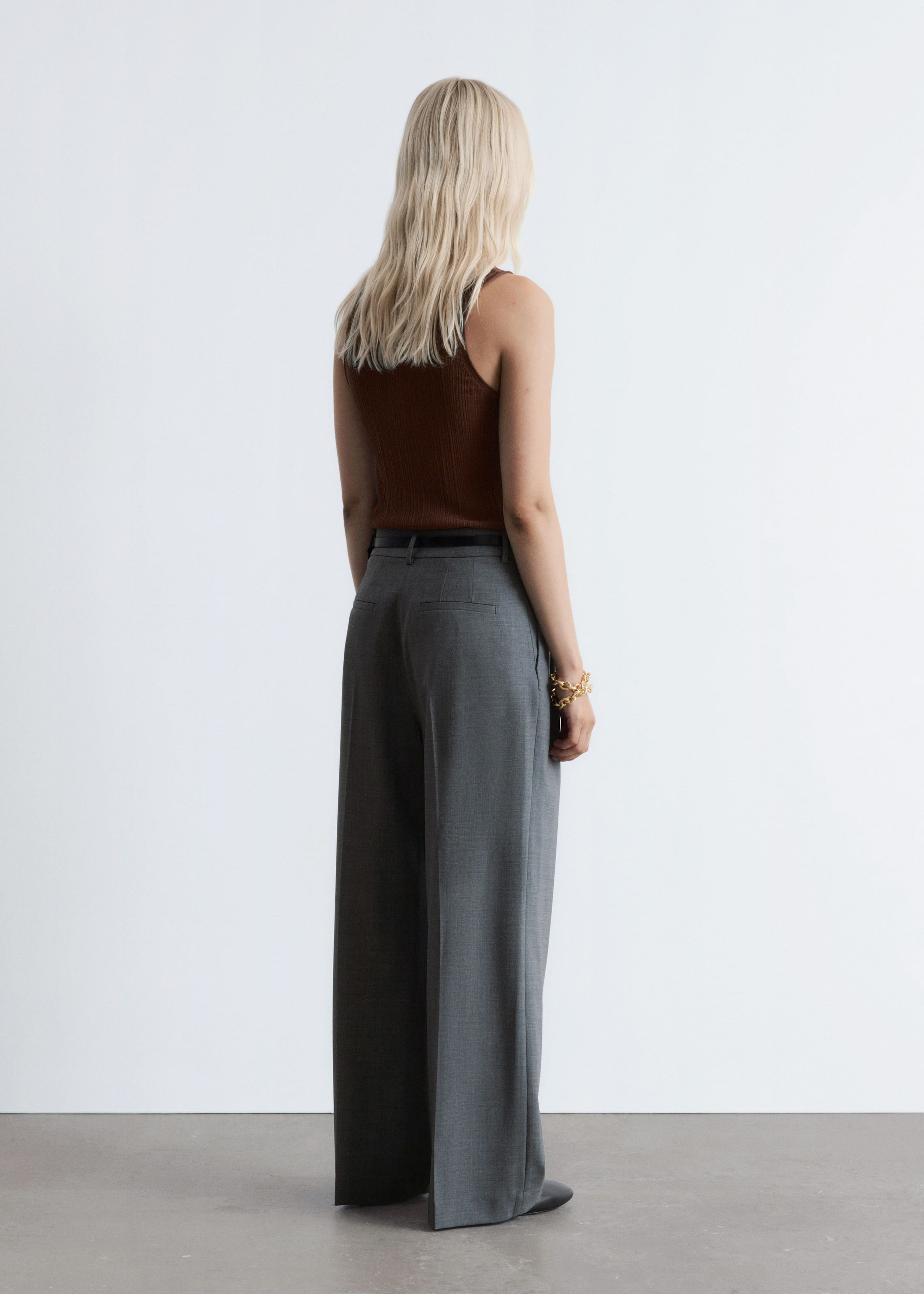 Image of Tailored Wool Trousers