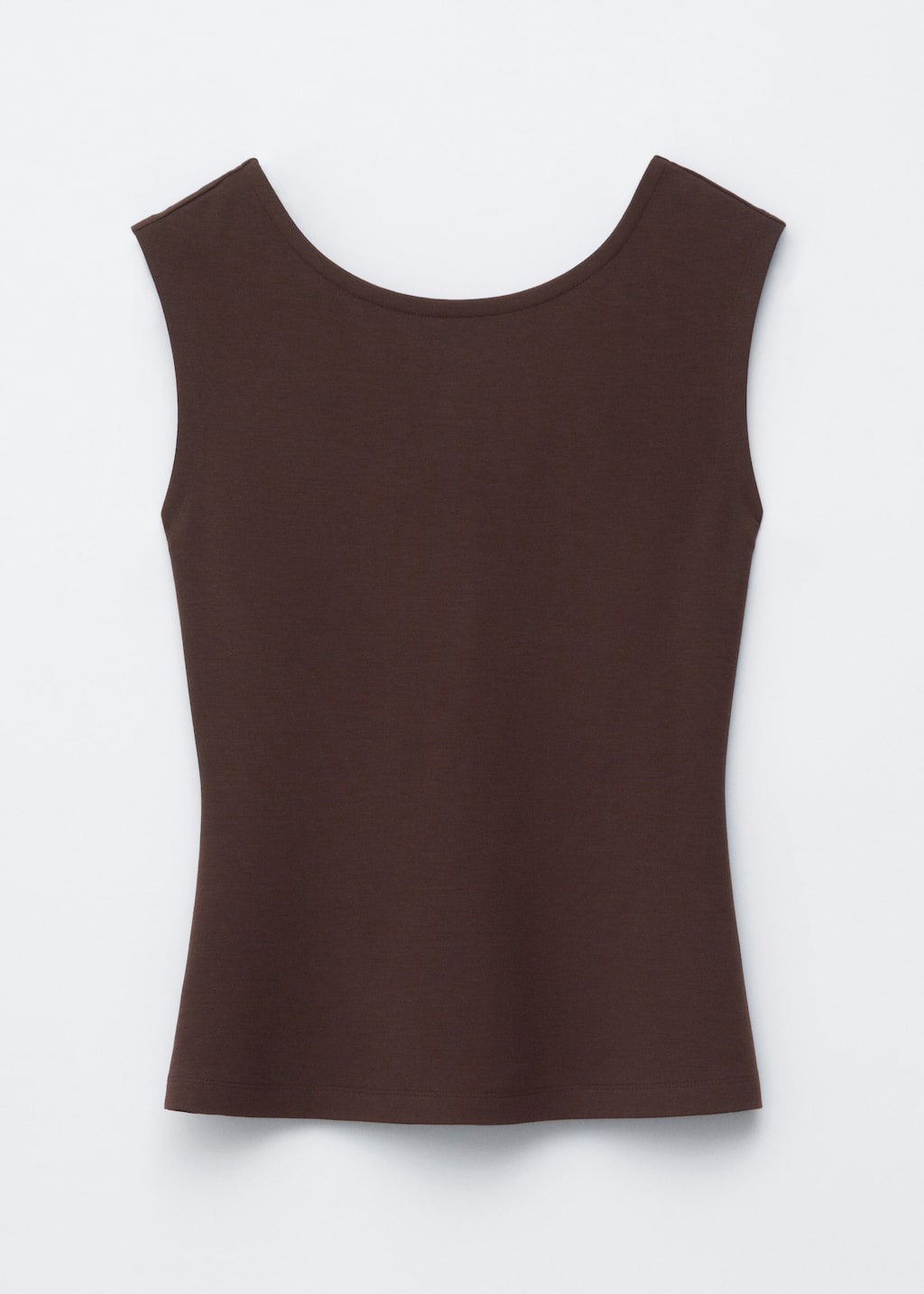 Image of Sleeveless Scoop-Neck Top