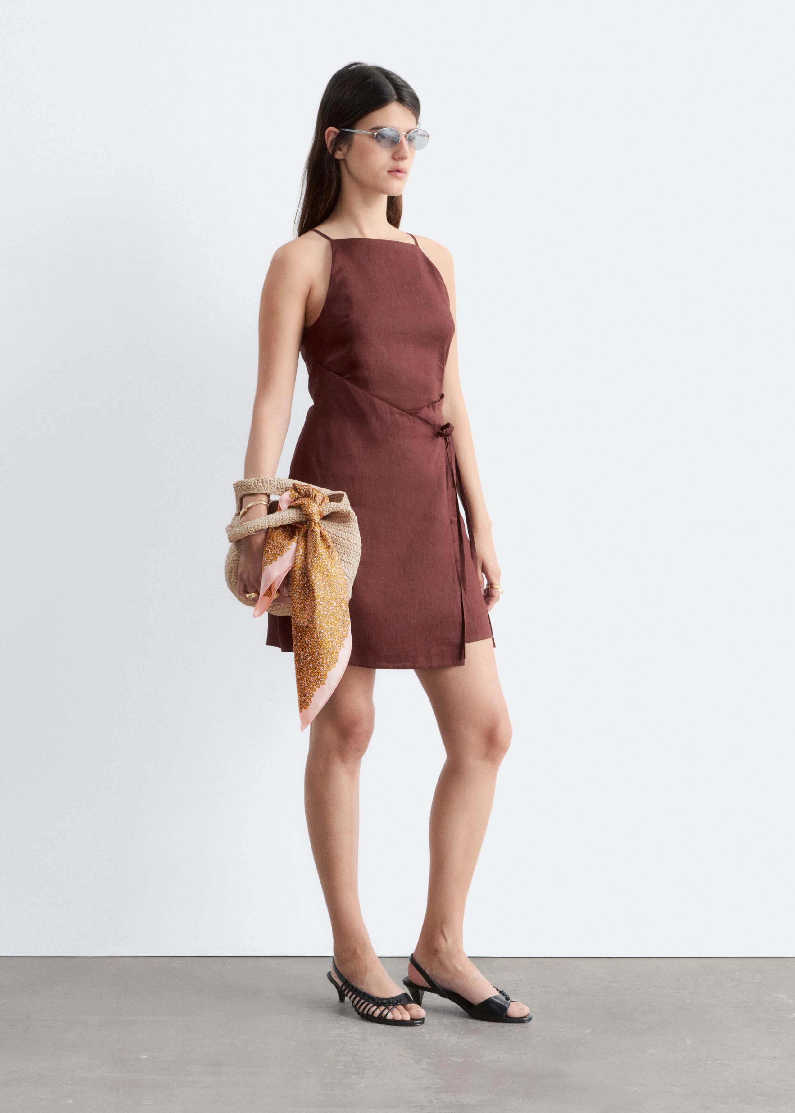 Image of Linen Mini Dress