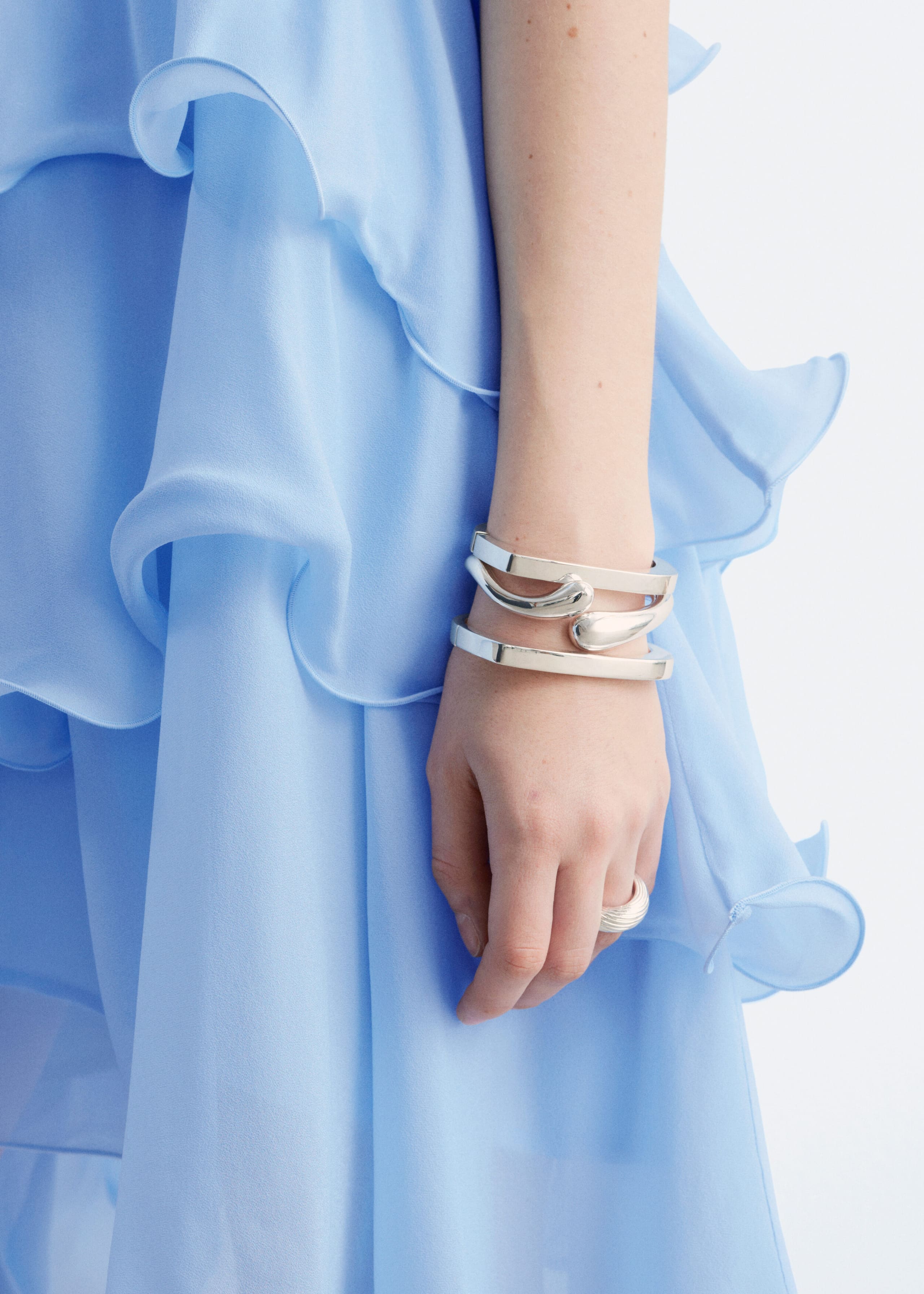 Image of Mini abito senza maniche con gala