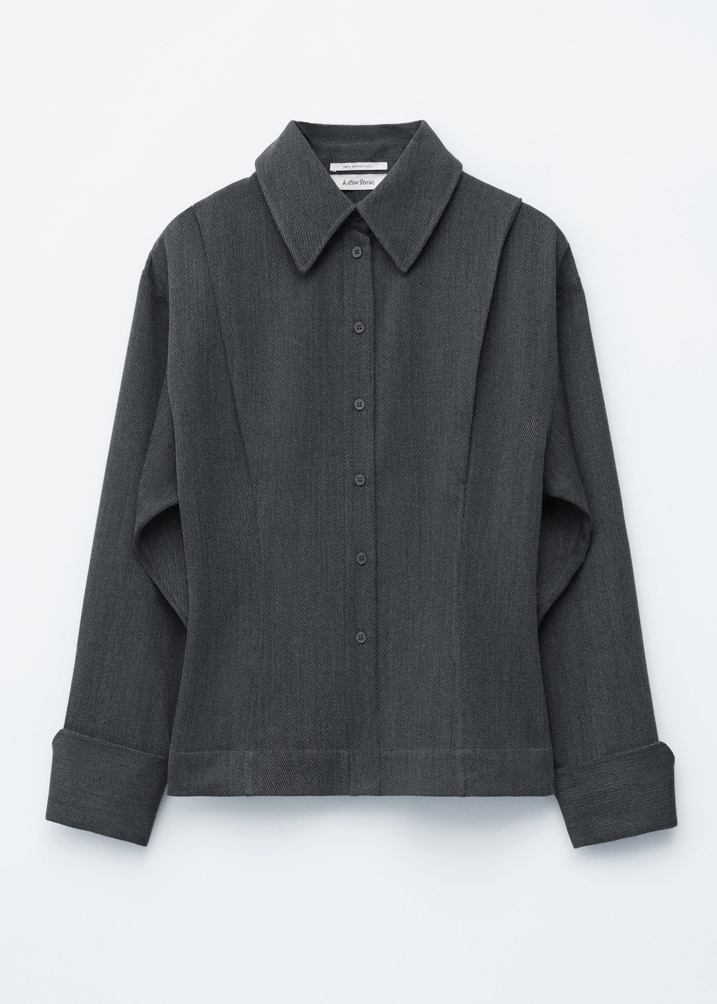 Tapered Wool Shirt