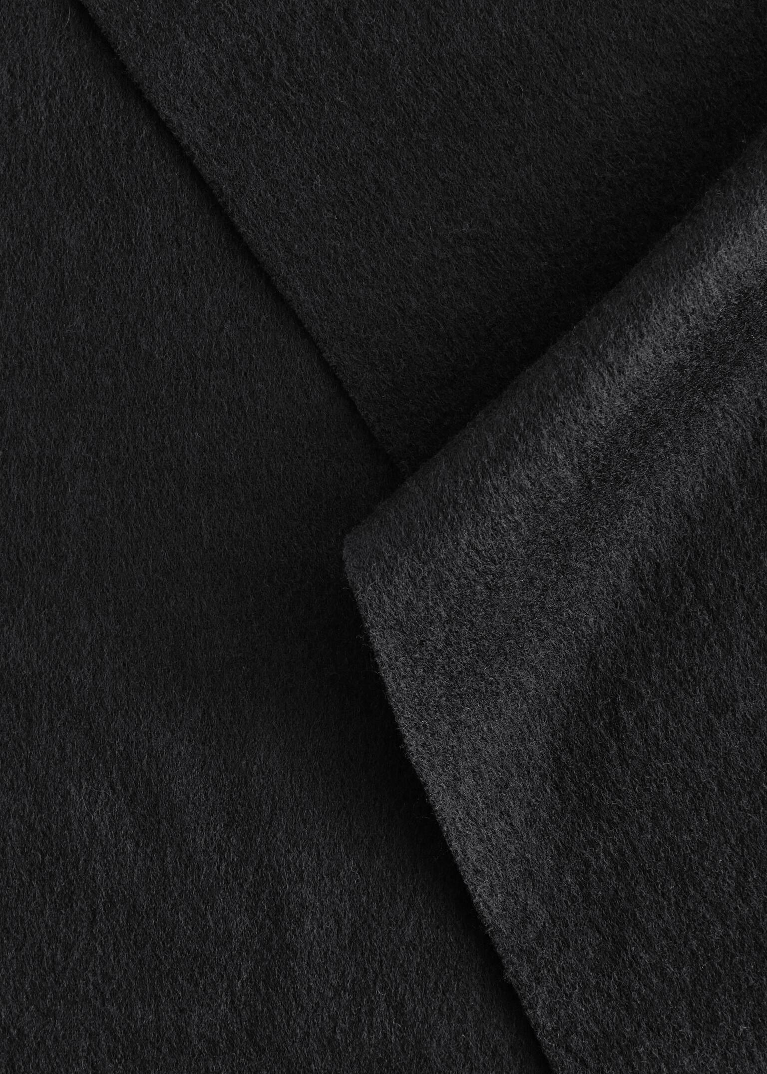 Fringed Wool Blanket Scarf - Black/Crem/Gri/Roșu Rubiniu/Bej/Mahon/Light Yellow - 2