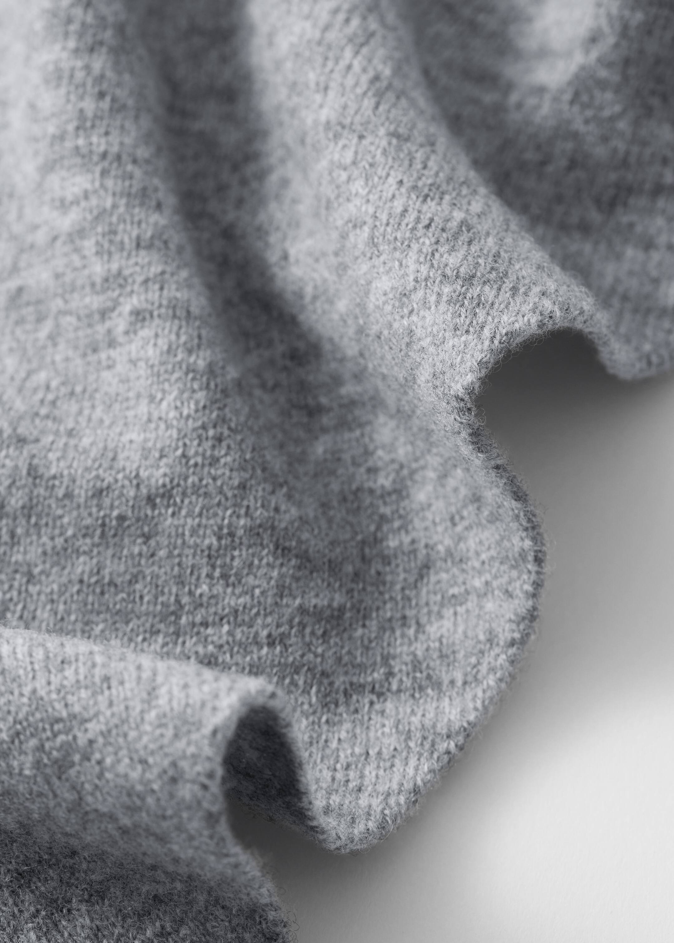 Vezi imaginea mai mare: Fular din lână pură - Gri - FEMEI | H&M RO 3