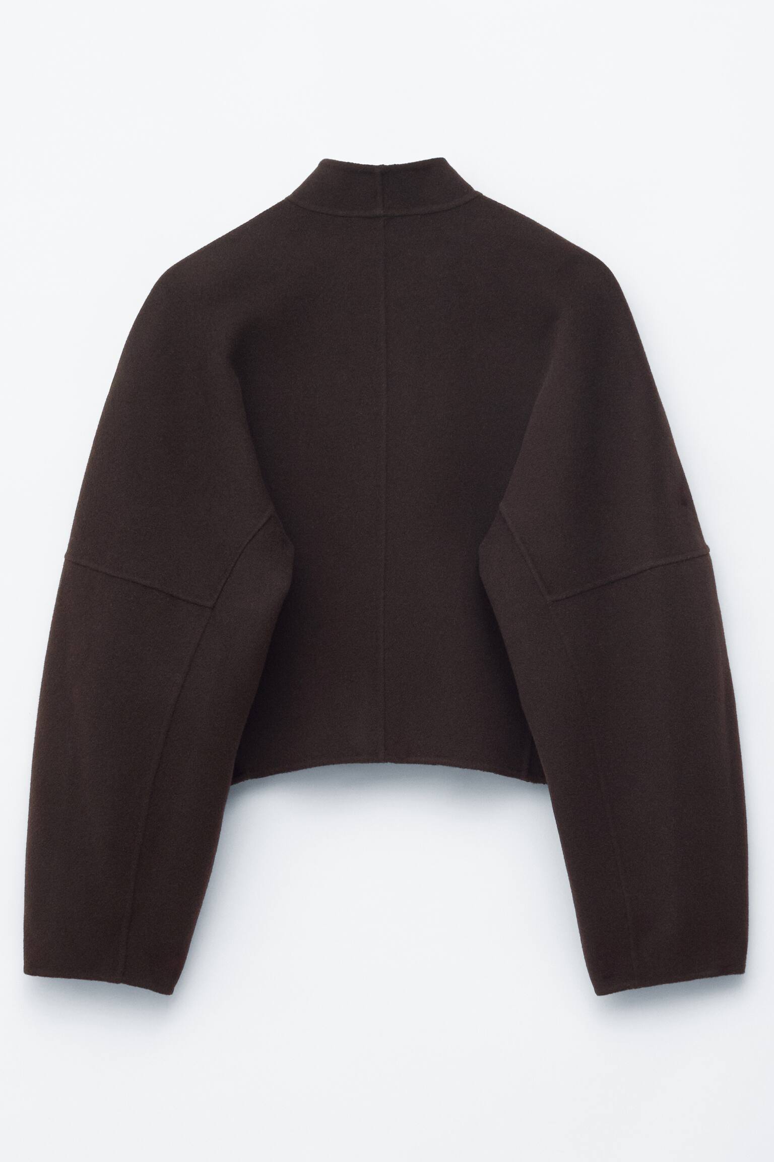 Wollen doublé jas - Bruin/Bruin - 9