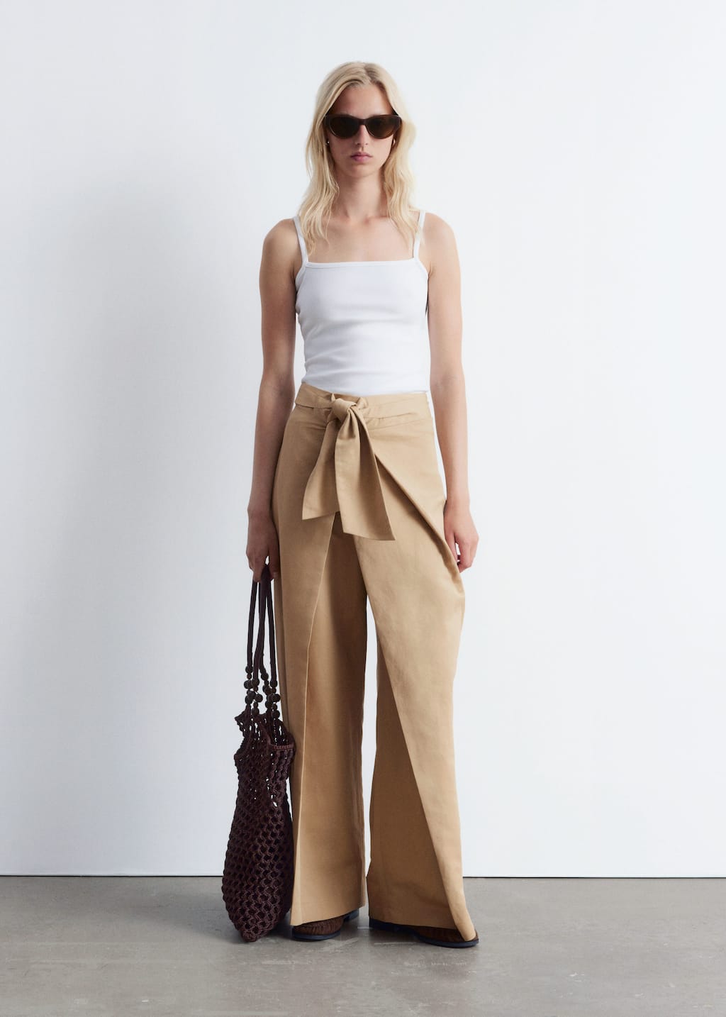 Image of Tapered Press-Crease Trousers