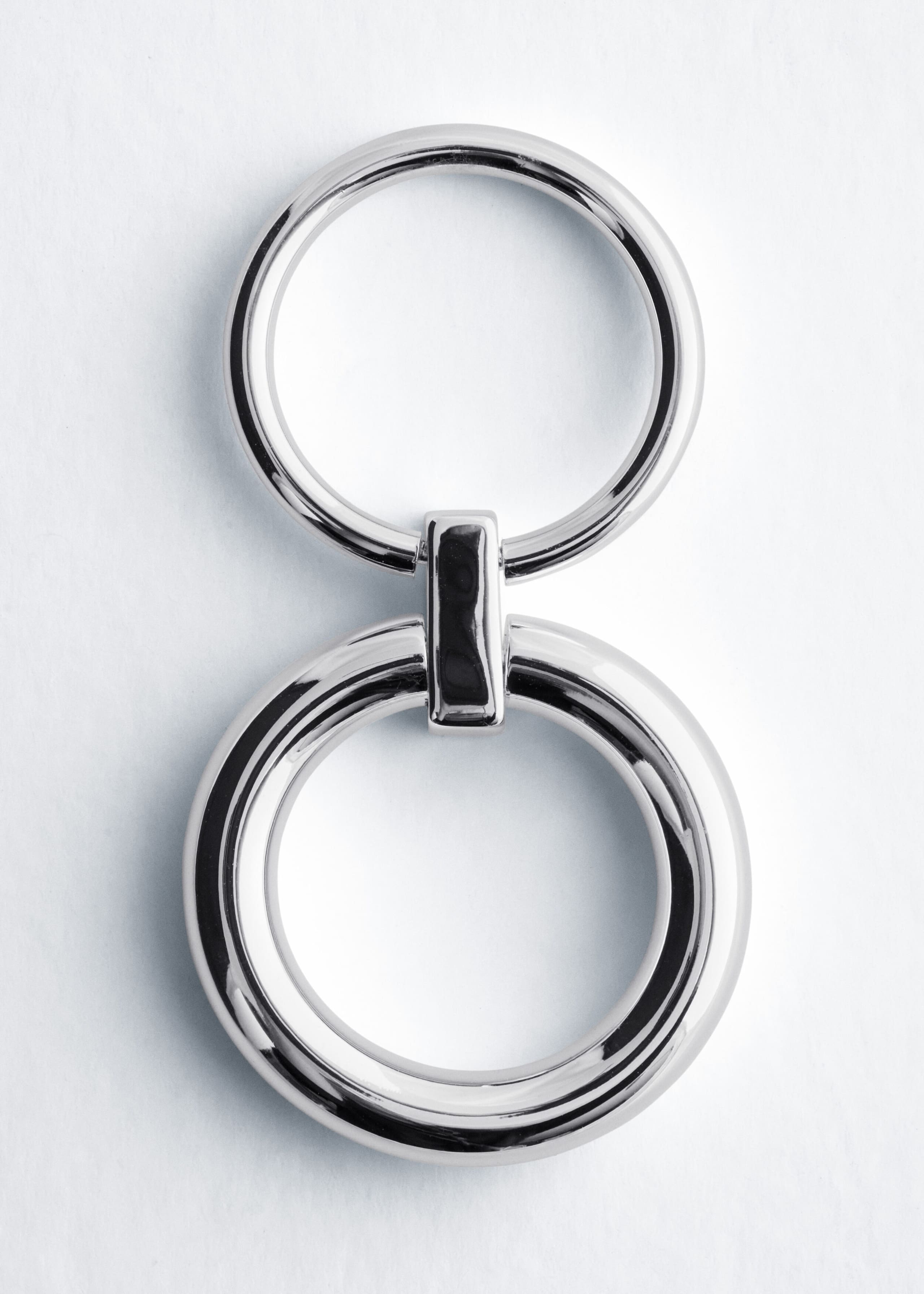 Double-Circle Brass Ring - {{variantName}} - Descriptive Detail