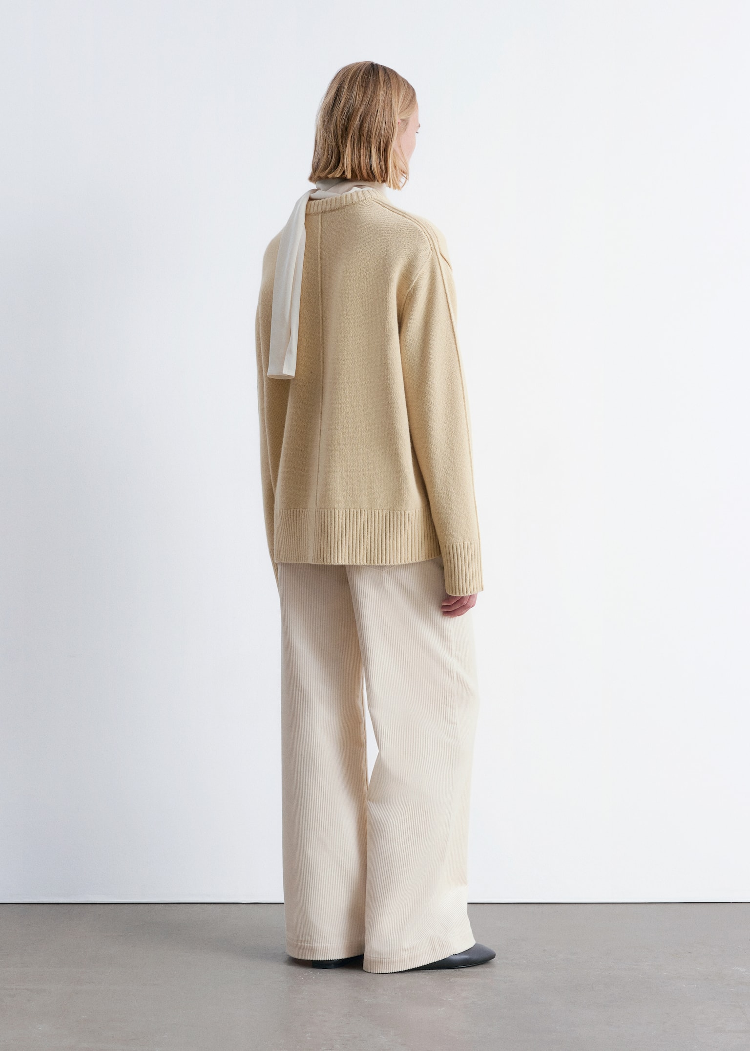 Oversized Knit Jumper - Yellow - 6