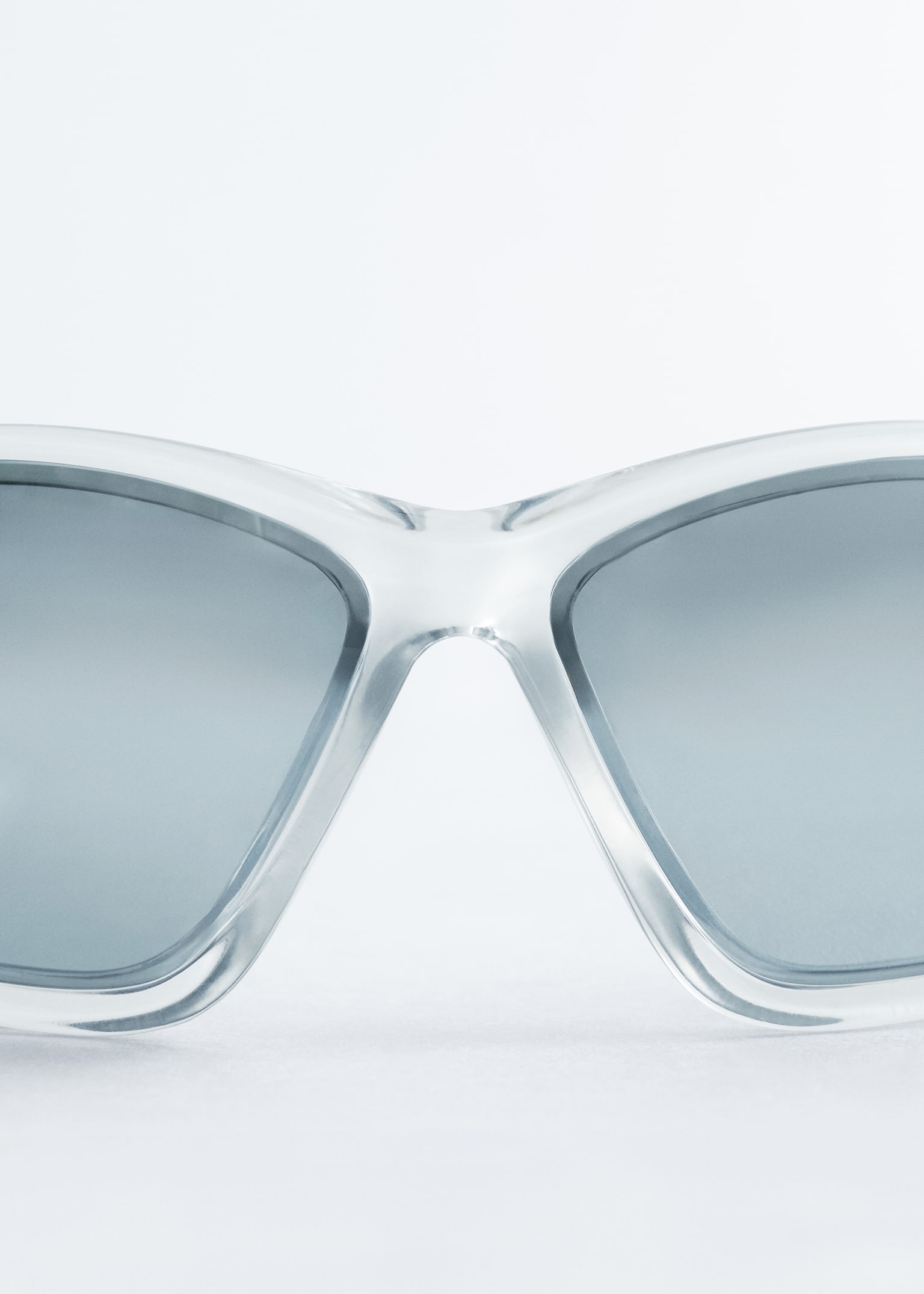 Sporty Sunglasses - Transparent/Light Grey - 4