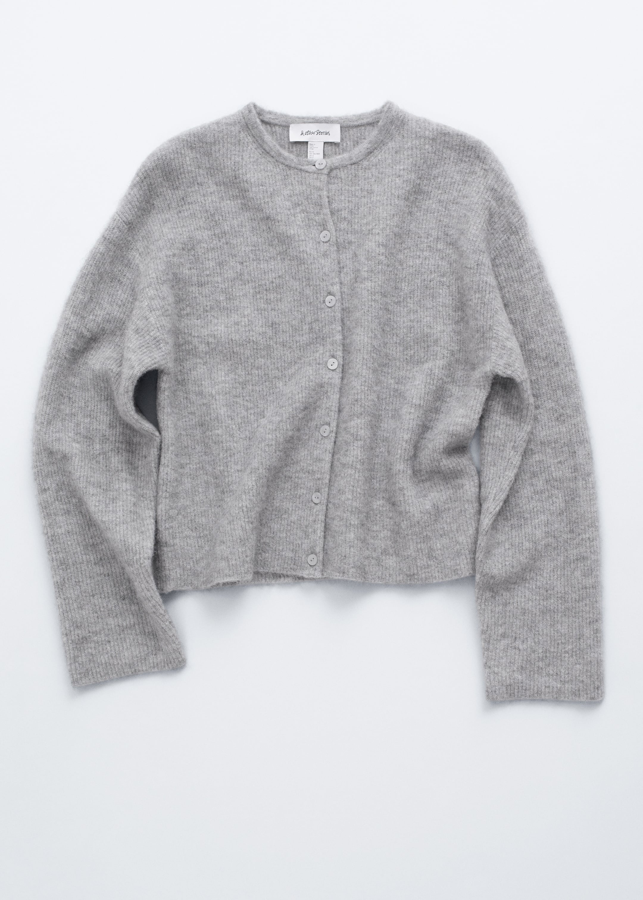 Grösseres Bild ansehen: Strickjacke aus Alpaka-Mix - Grau - DAMEN | H&M CH 6