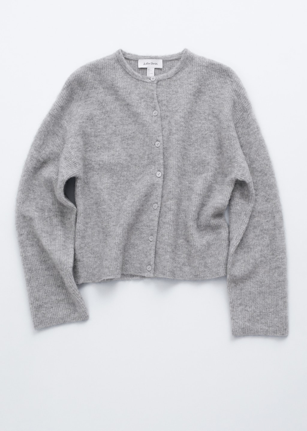 Image of Alpaca-Blend Knitted Cardigan