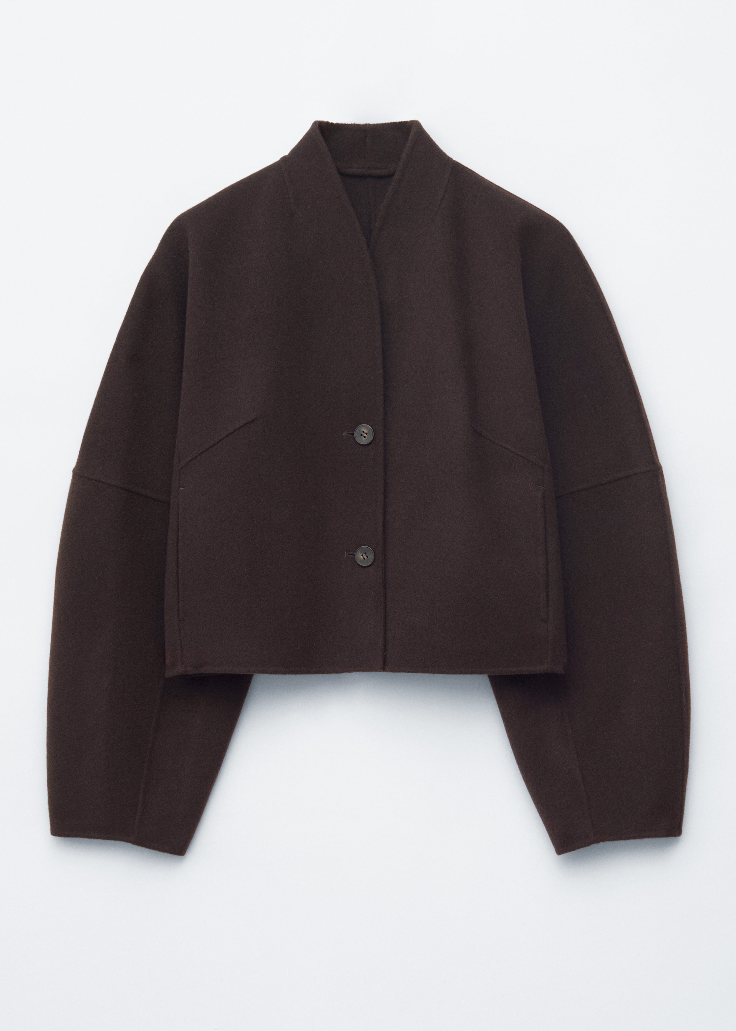 Collared Wool Jacket - Black - Jackets - & Other Stories US