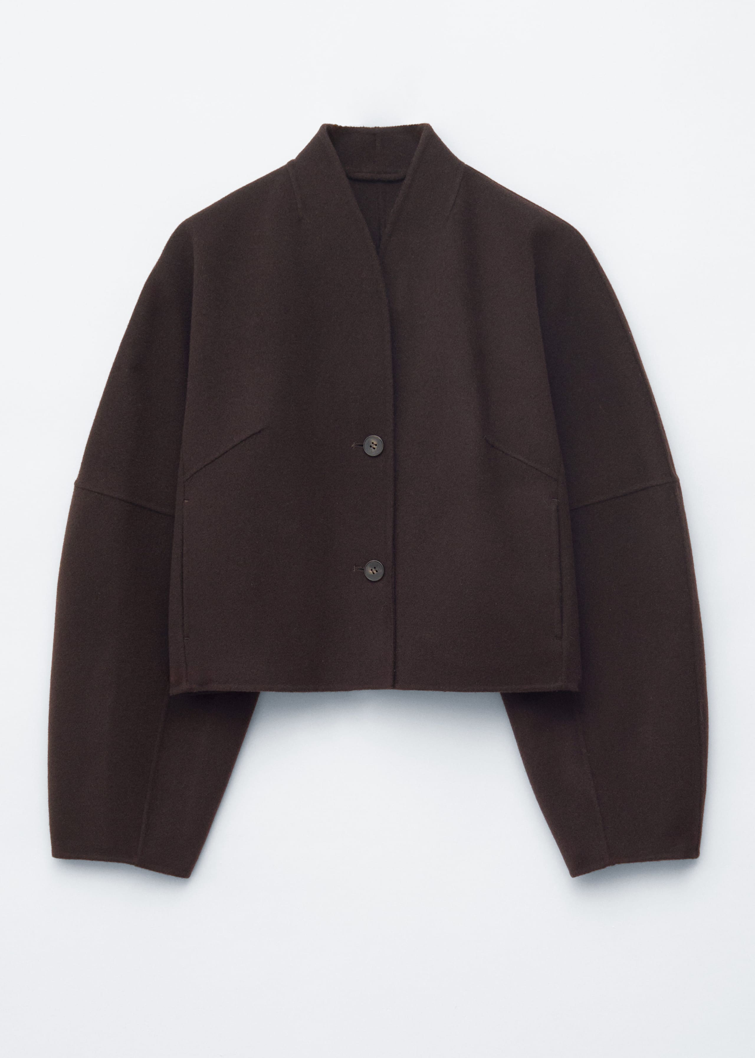 Wool Doublé Jacket - Brown - Still Life