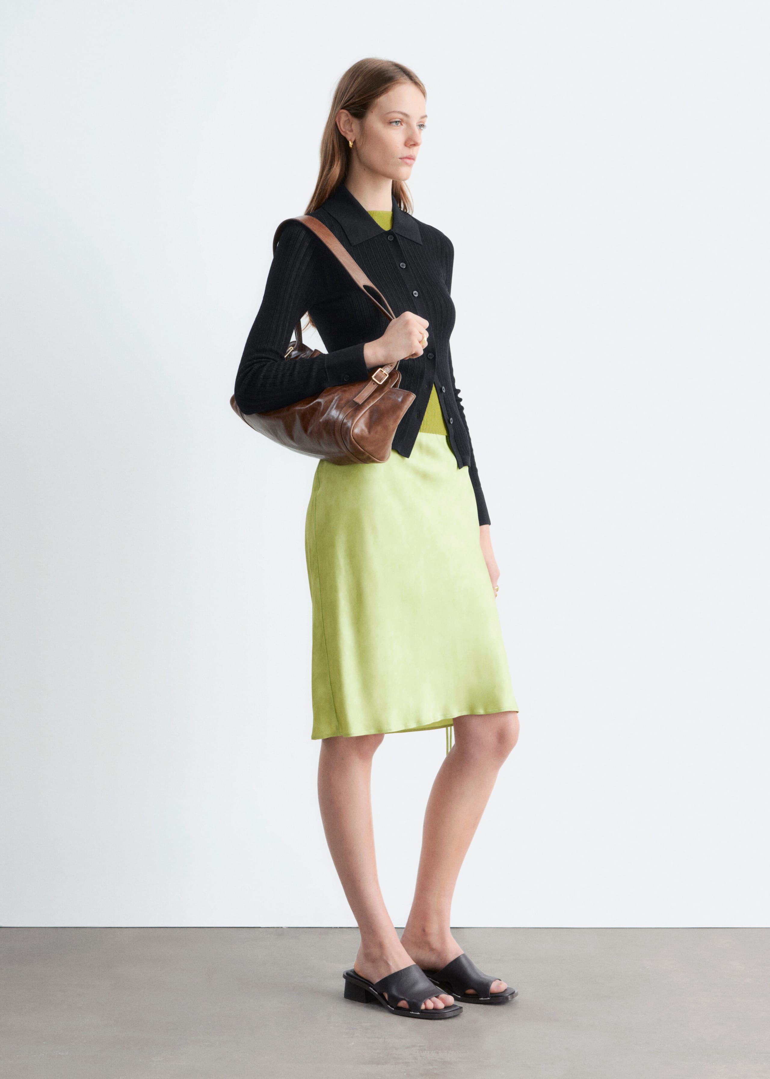 Image of Pointelle Rib Polo Shirt