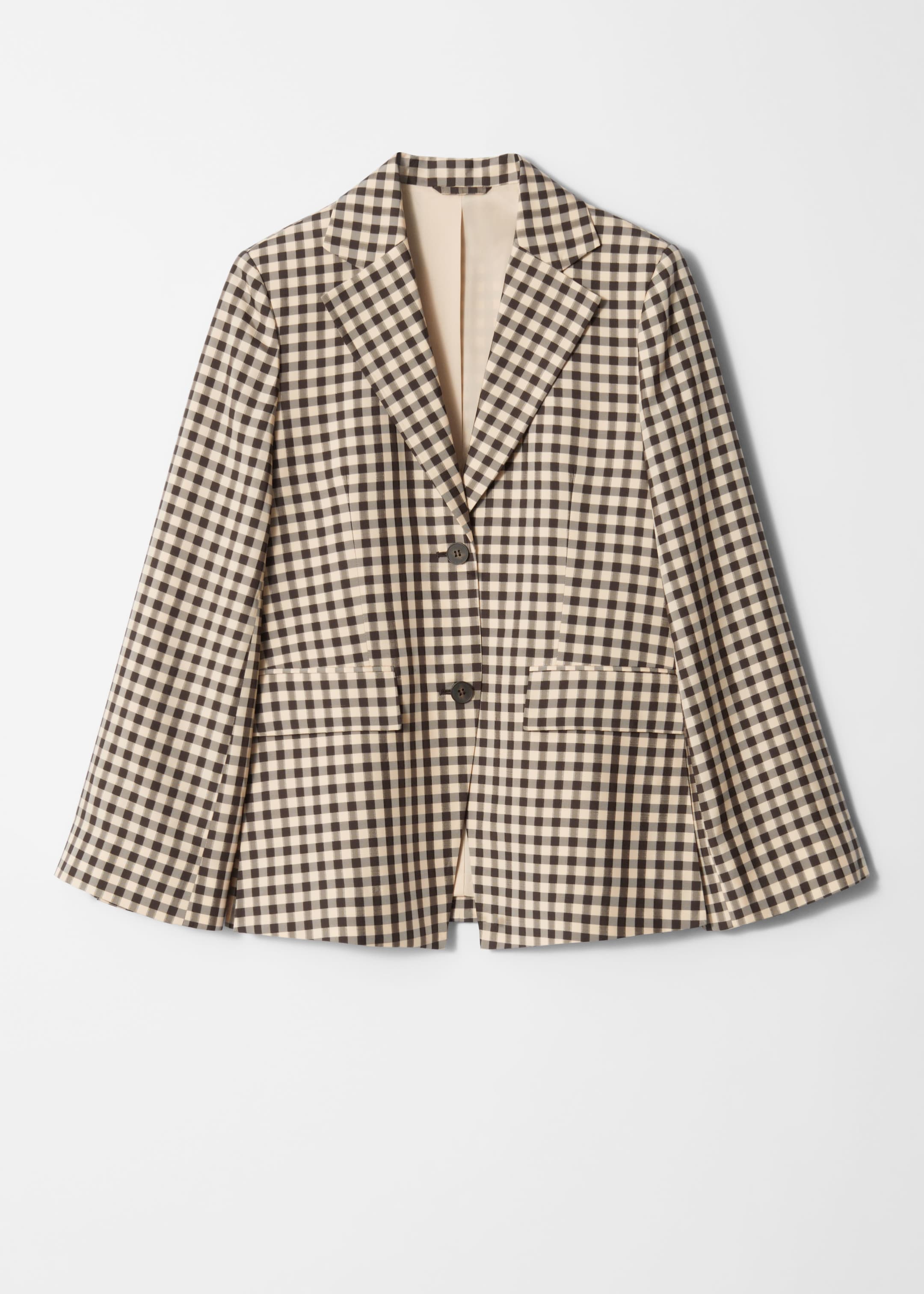 Ver imagen más grande: Americana a cuadros - Cuadros vichy marrones - MUJER | H&M ES 8