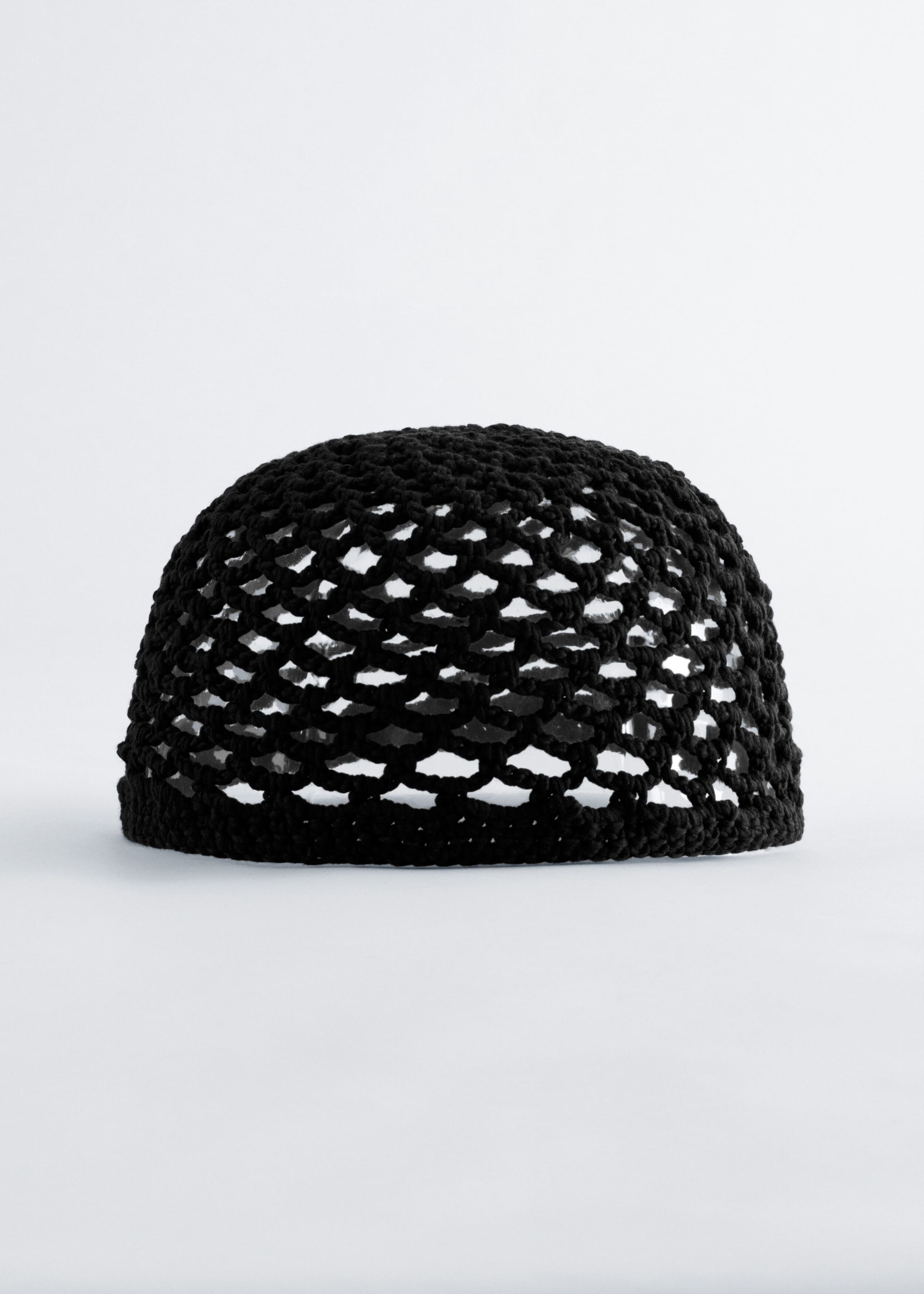 Image of Openwork Crochet Skullcap