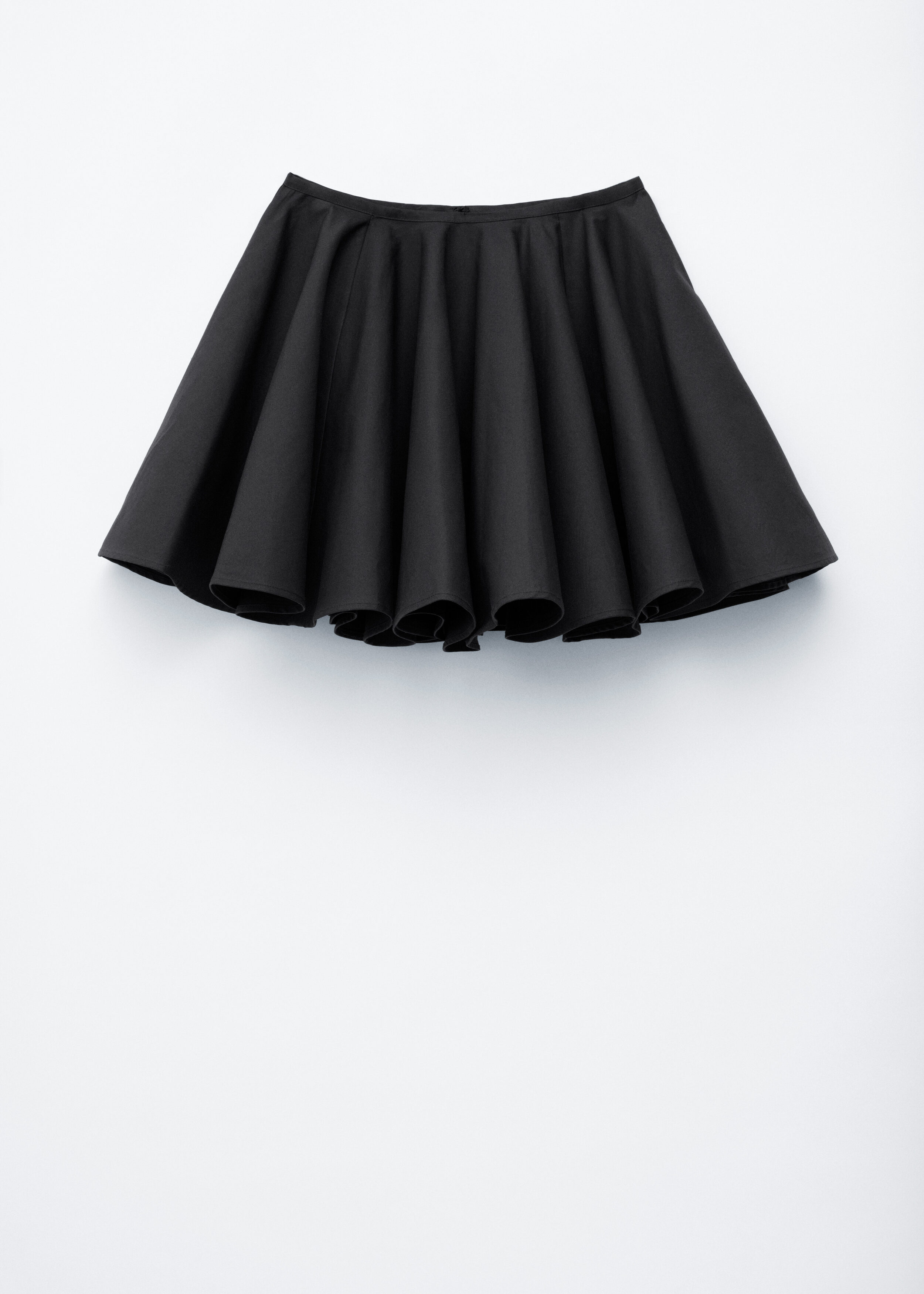 Cotton Circle Mini Skirt