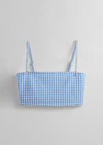 Cuadros azules/blancos