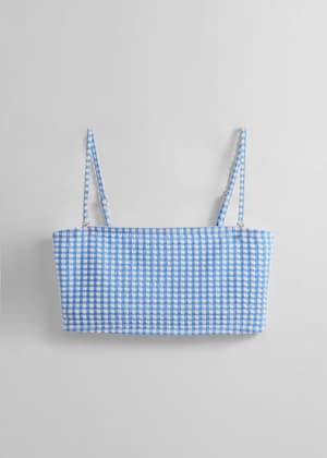 Cuadros azules/blancos