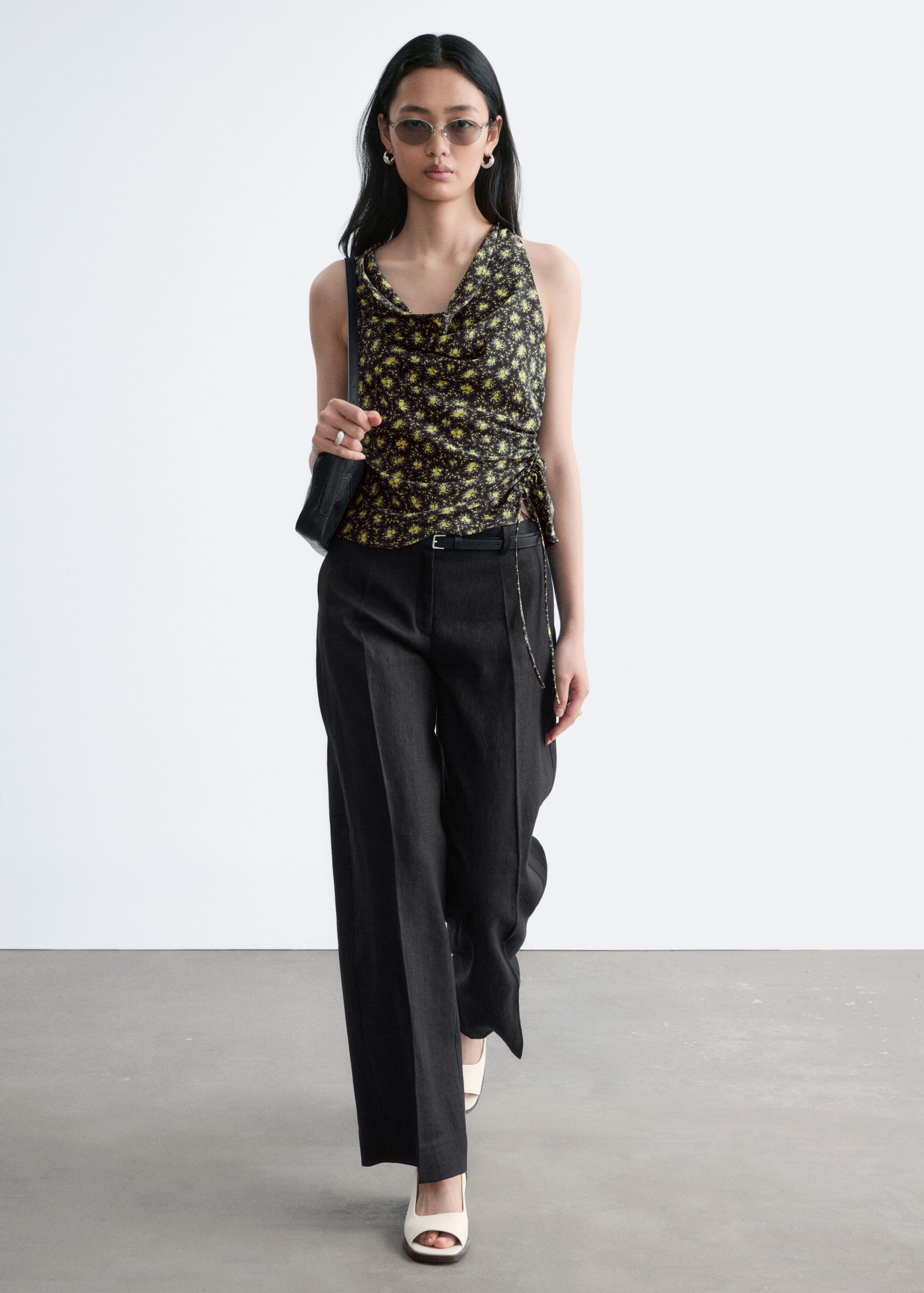 Image of Tailored Linen Trousers