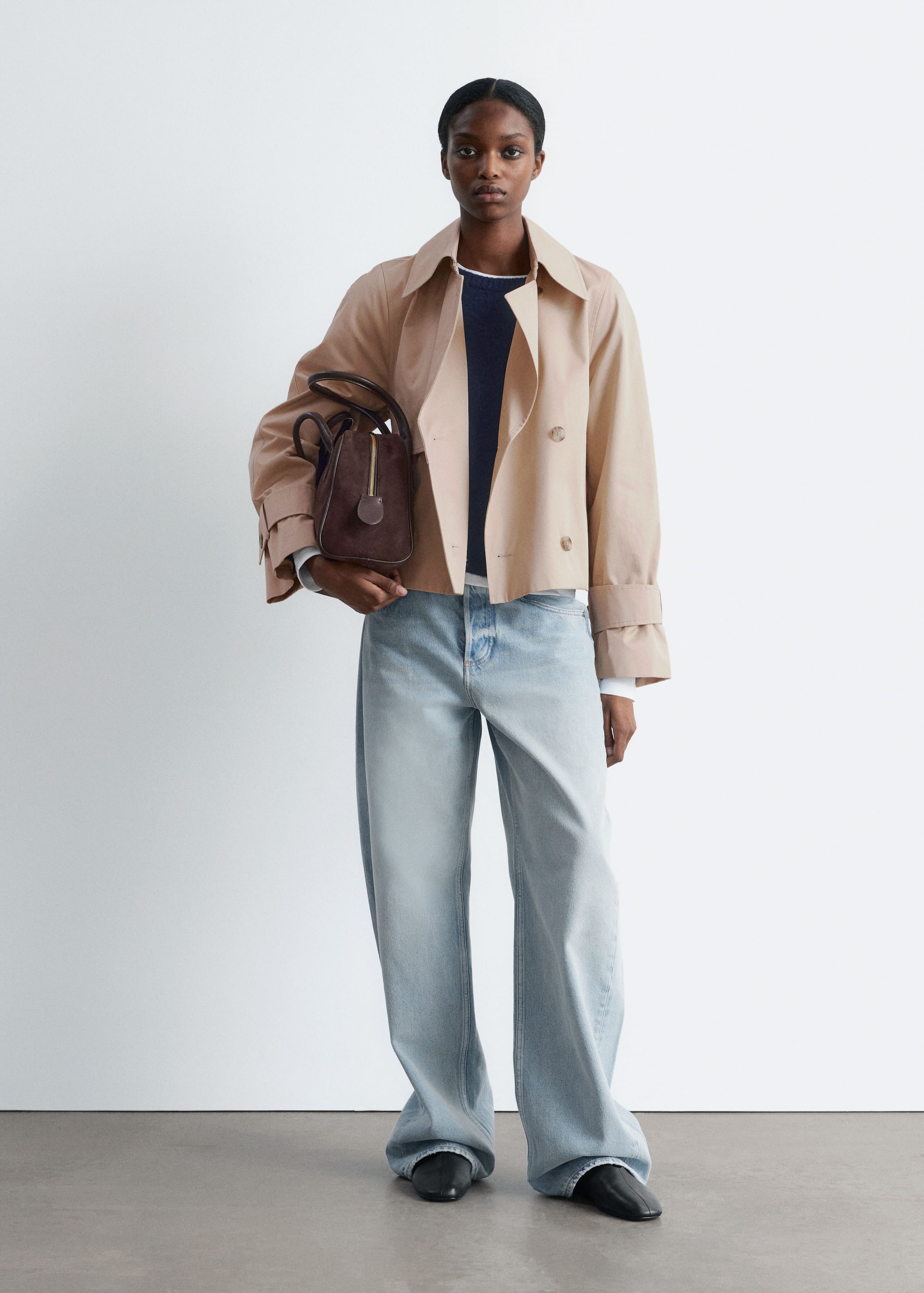 Image of Kurze Trenchcoat-Jacke