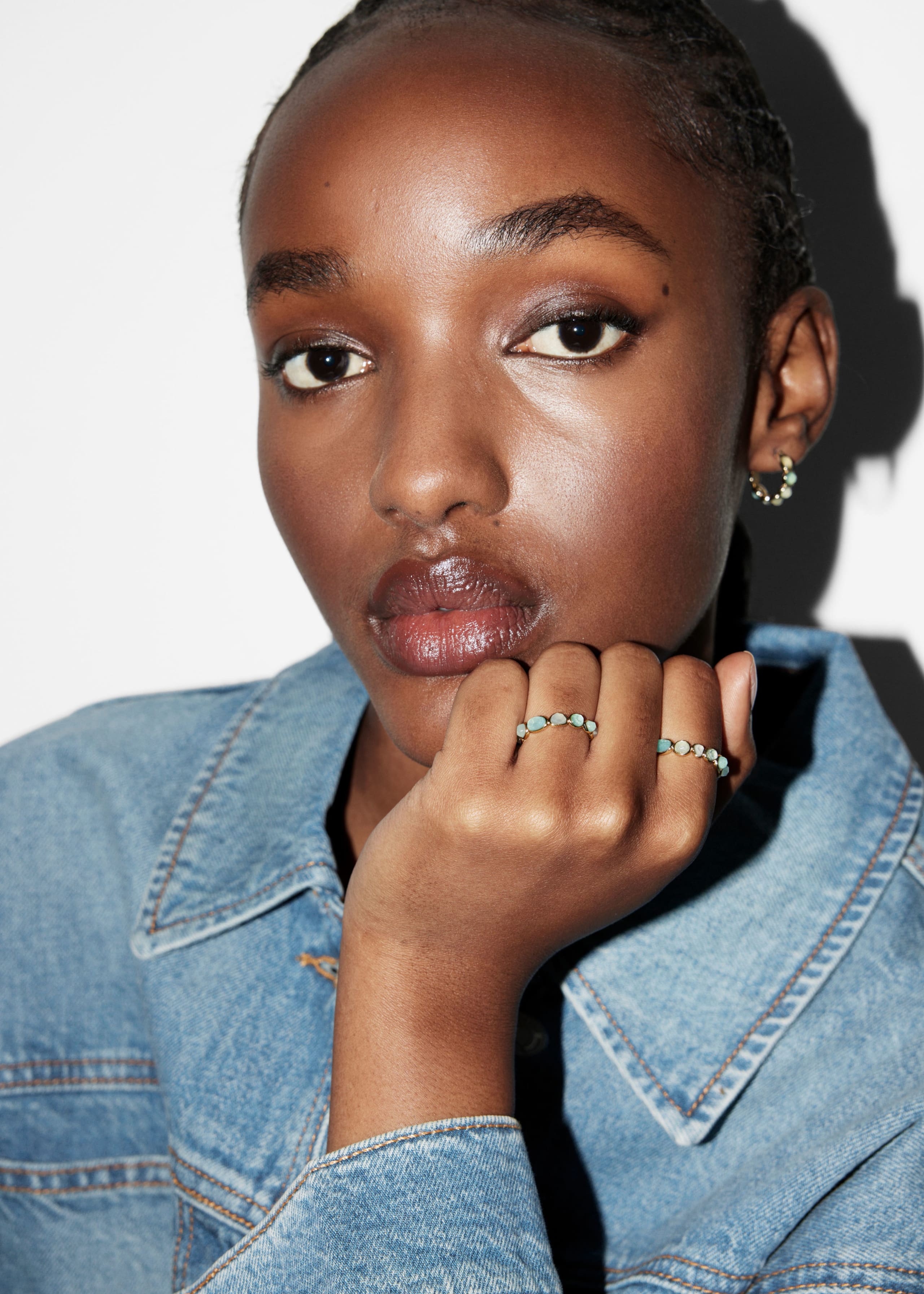 Image of Organic Glass Stone Ring