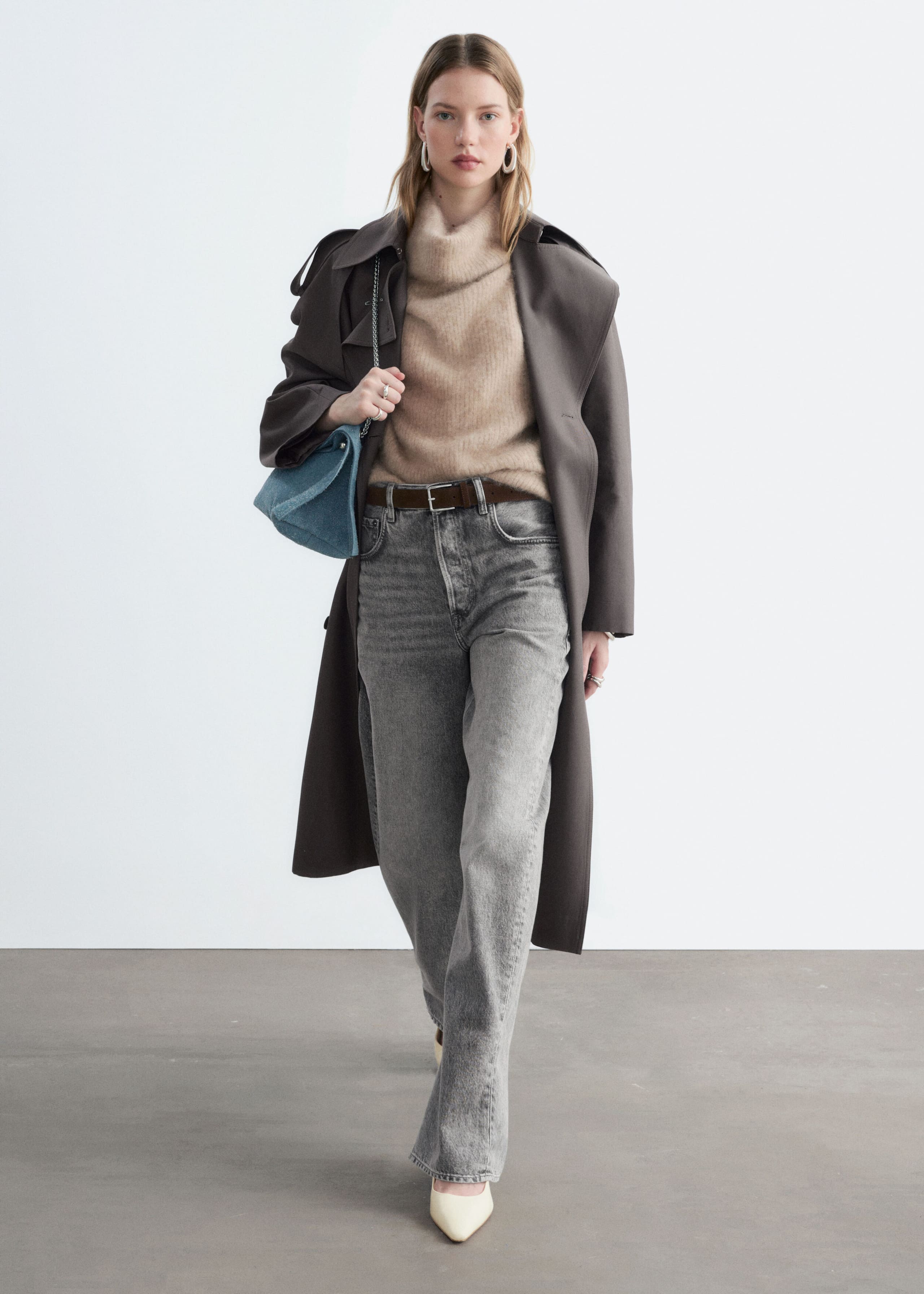 Barrel-Leg Jeans - Vintage Grey - Lookbook