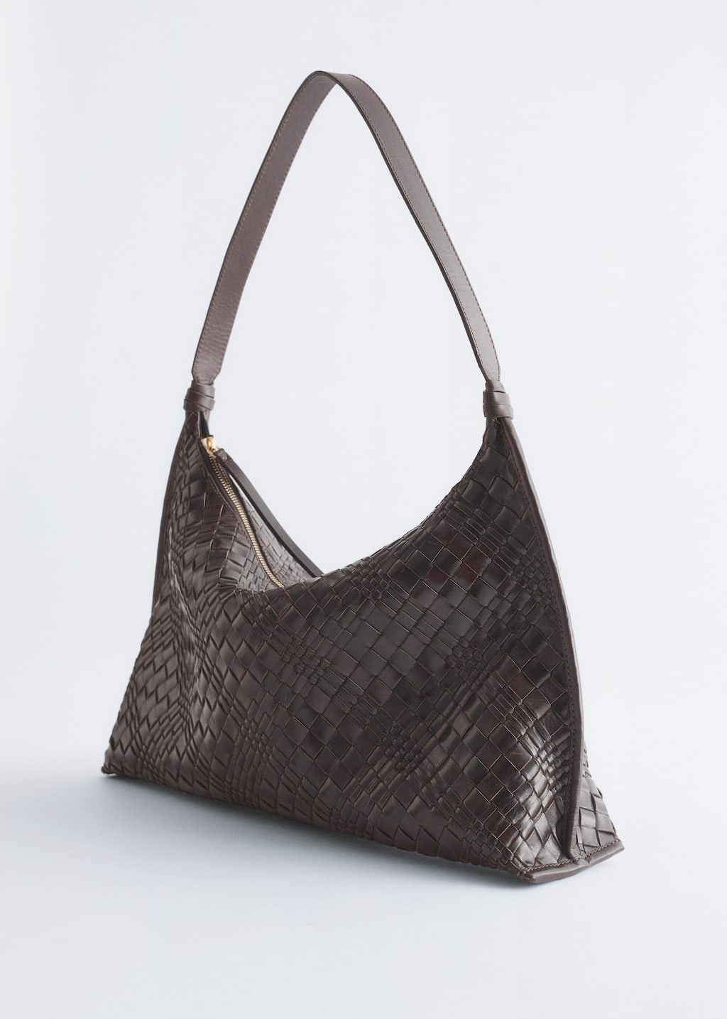 Image of Interwoven Leather Tote Bag