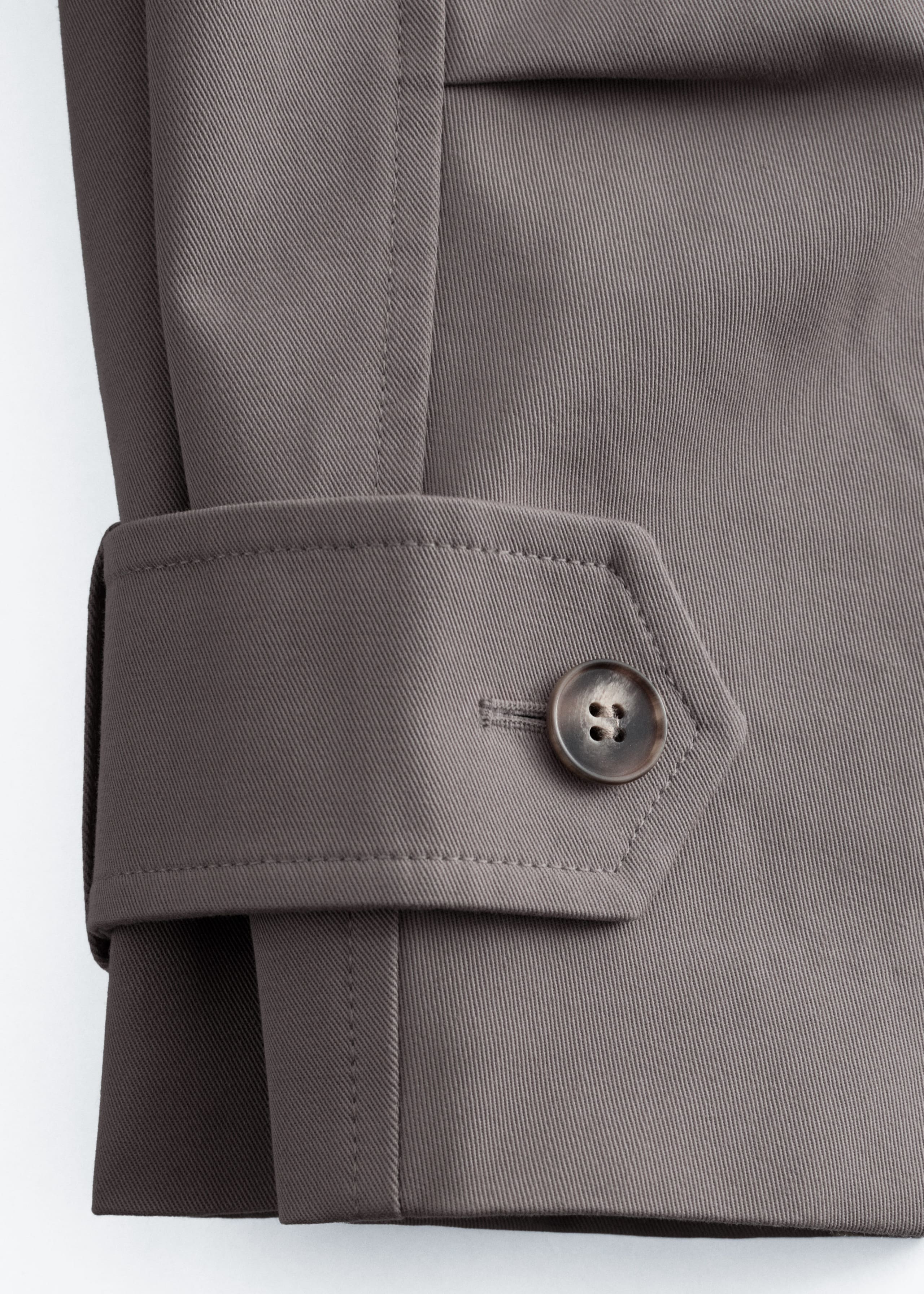 Image of Double-Breasted Trench Coat