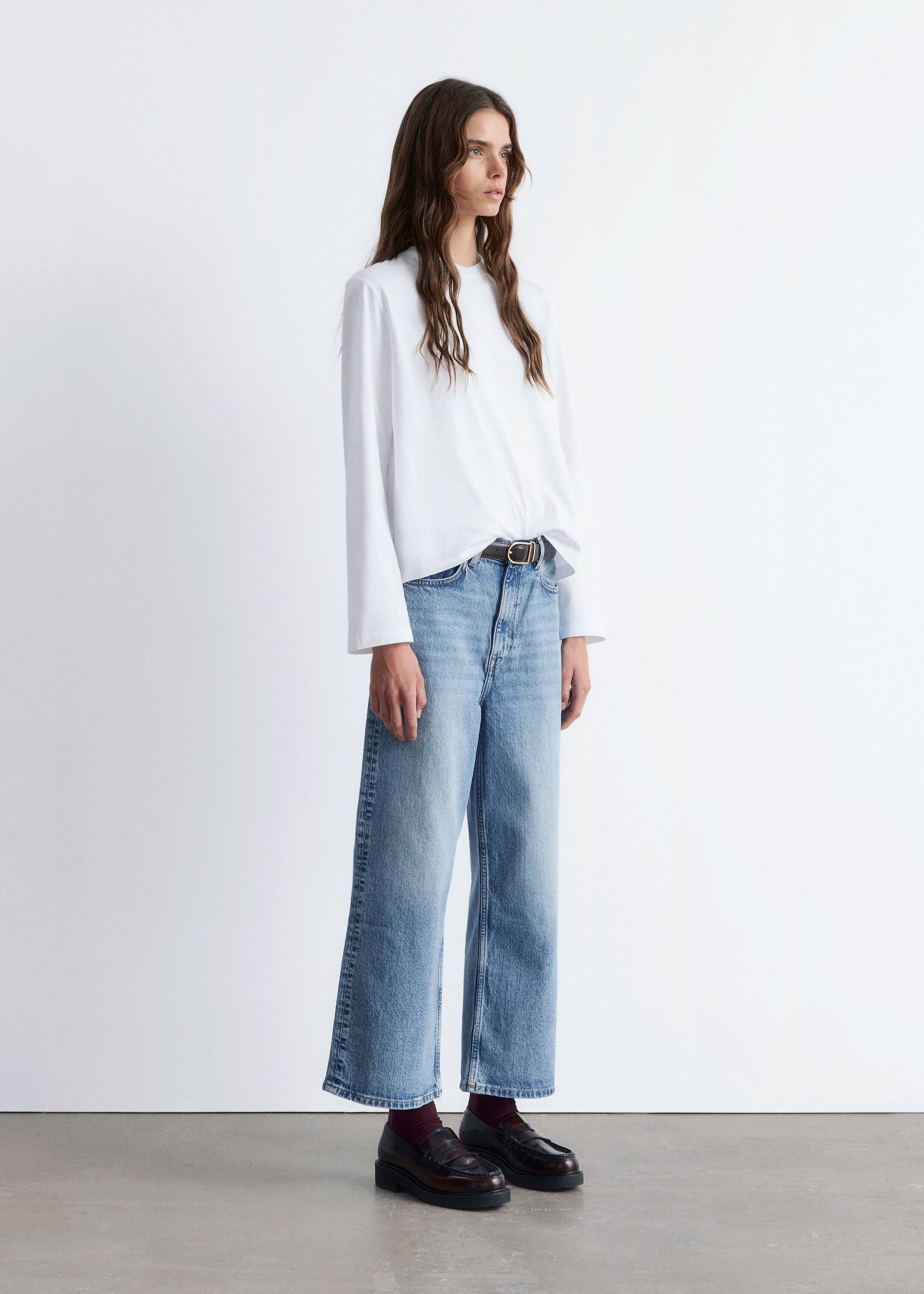 Nagyobb kép megtekintése: Hosszú ujjú dzsörzé felső - Fehér - NŐI | H&M HU 5