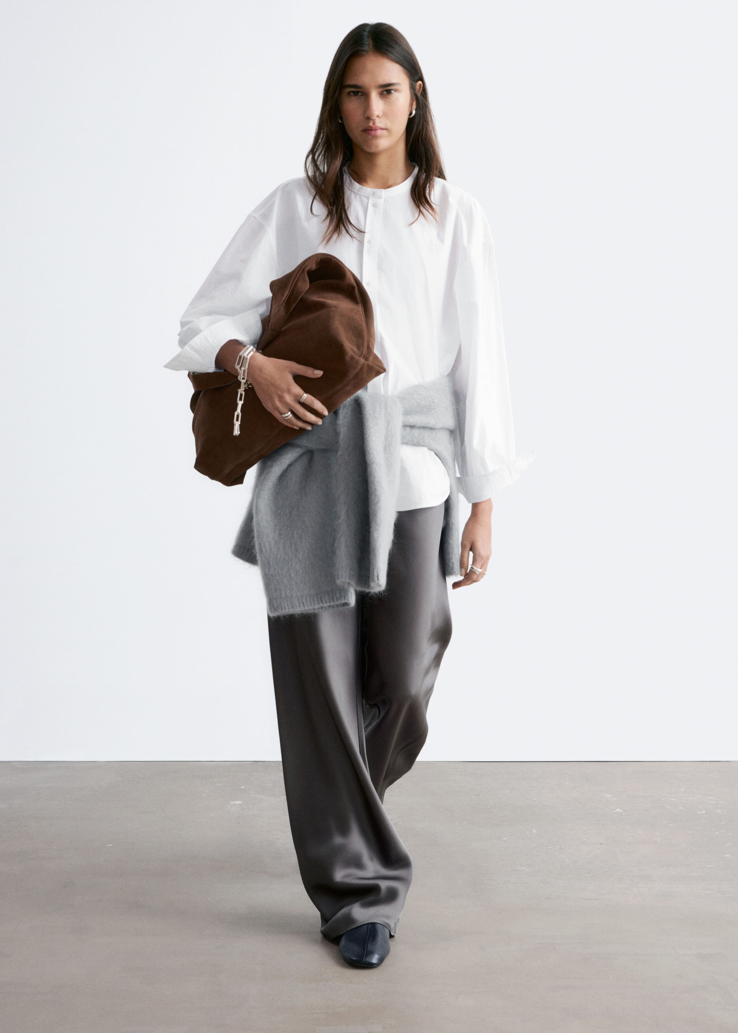 Image of Oversized Cotton Shirt