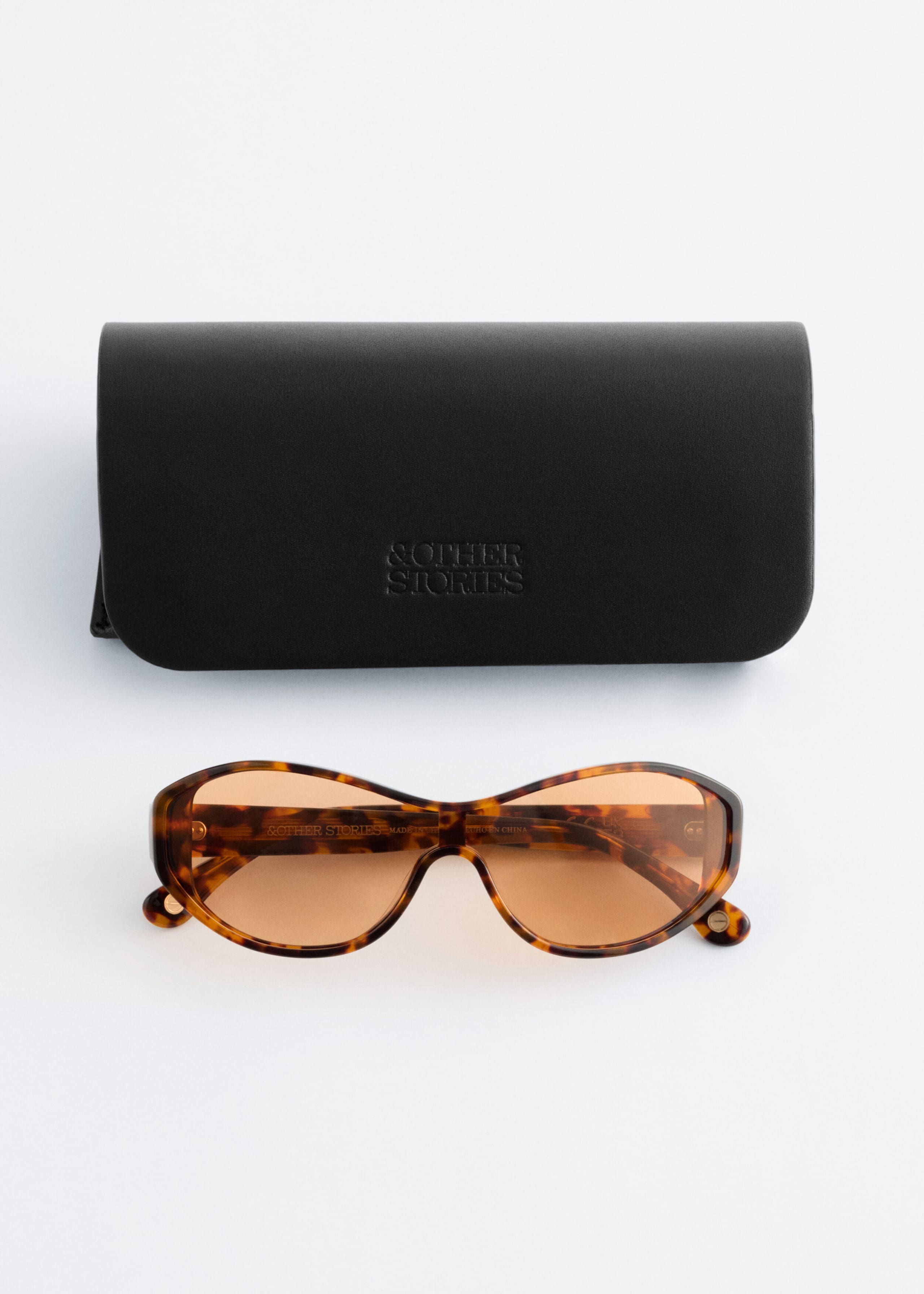 Image of Oval Acetate Sunglasses