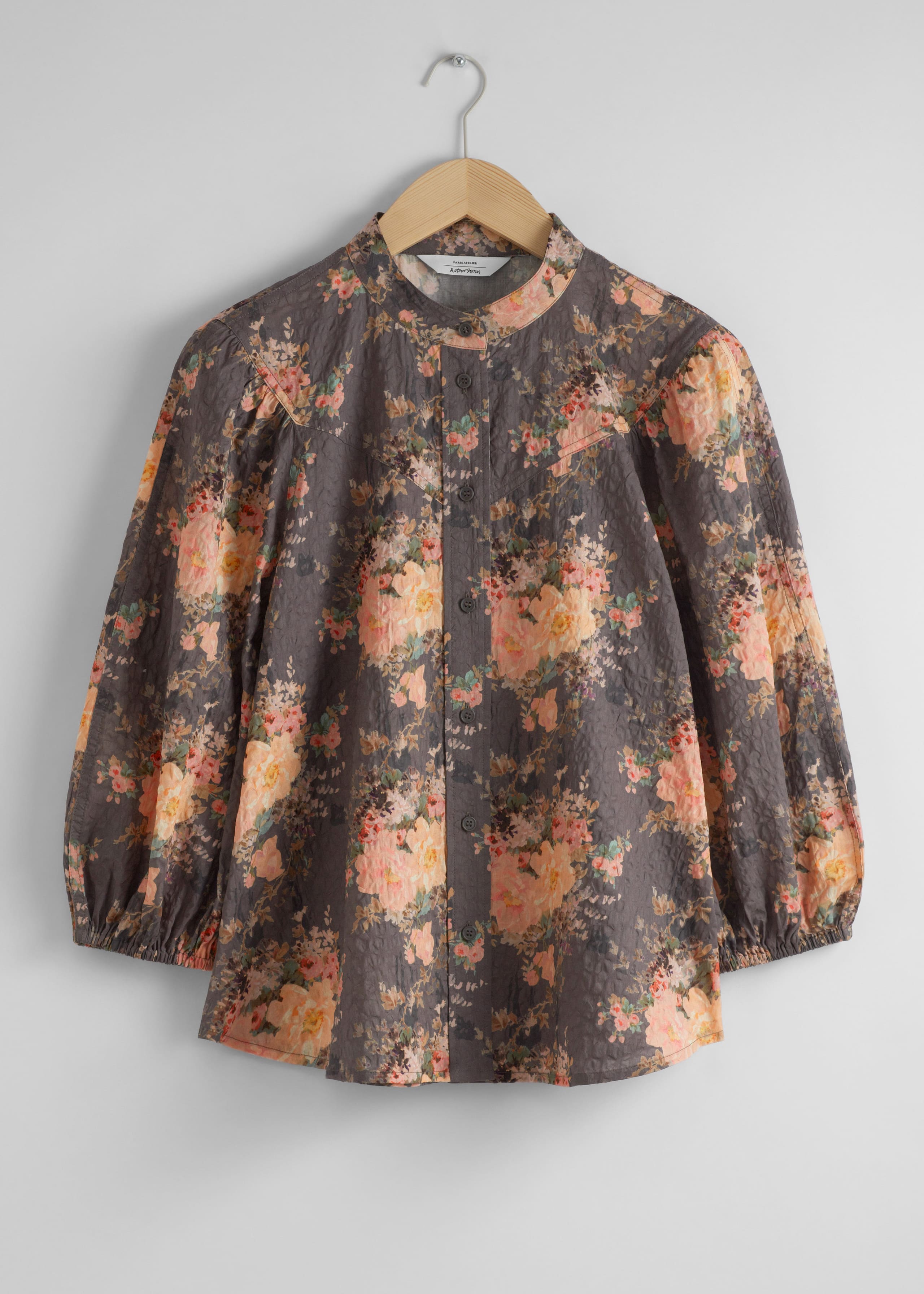 Collared Blouse - Pink Florals - Still Life