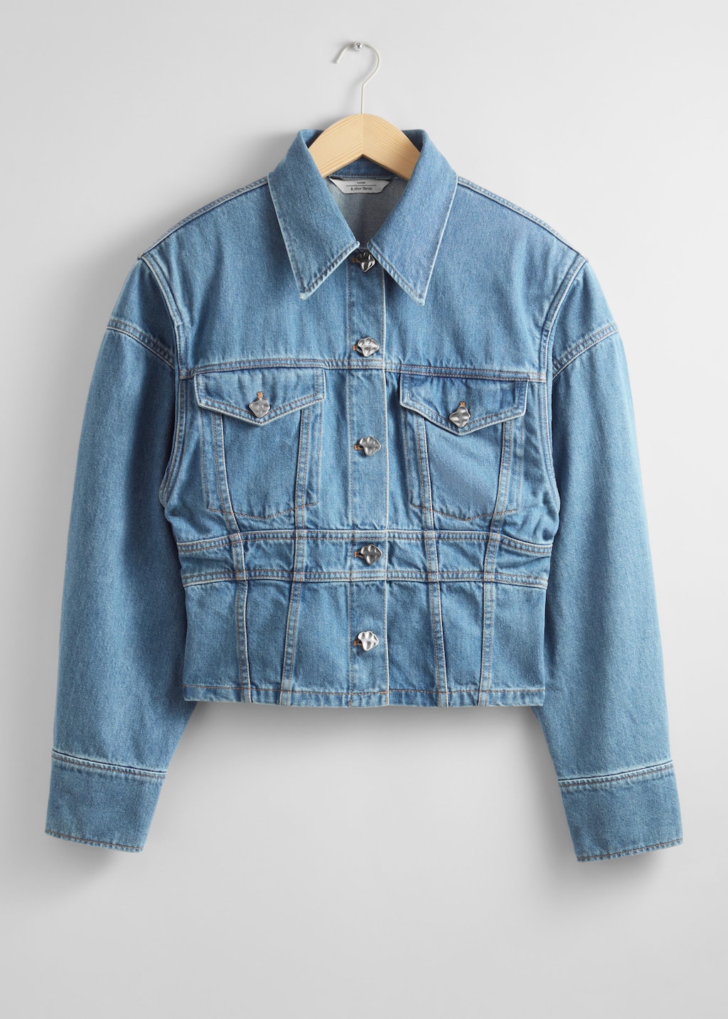 Veste en jean à col
