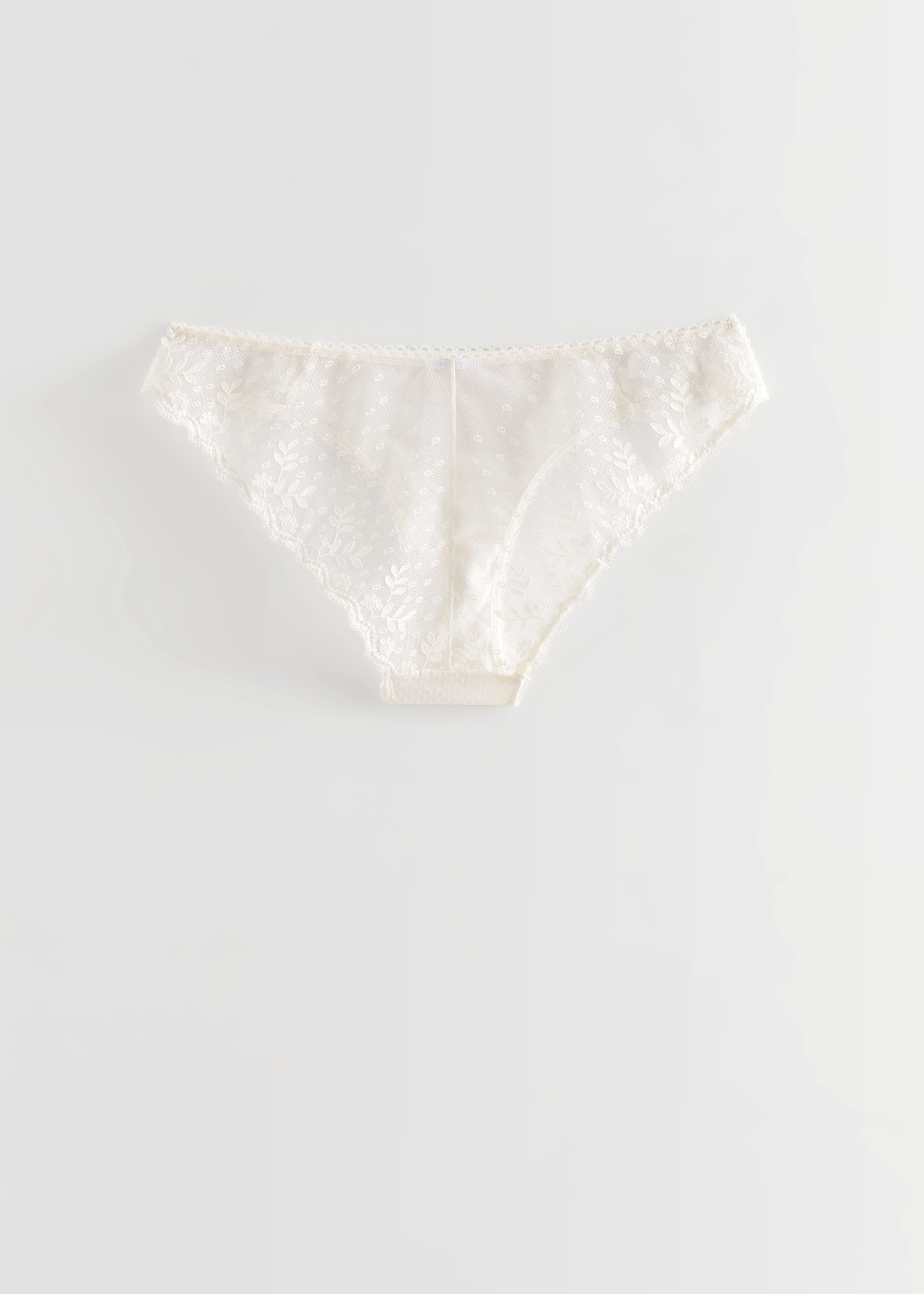 Image of Floral Lace Briefs