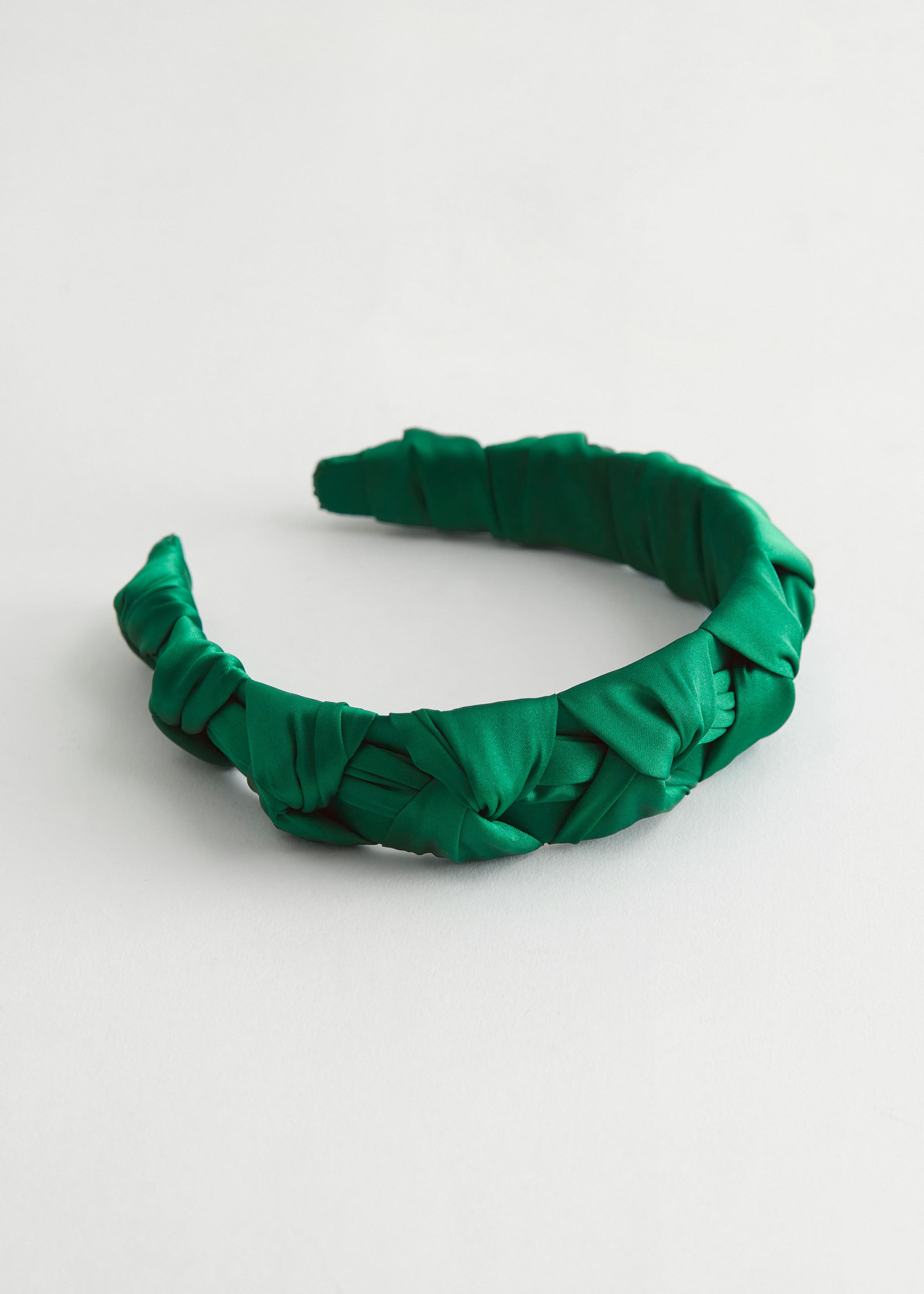 Diadema Alice retorcida - Pine Green - Bodegón