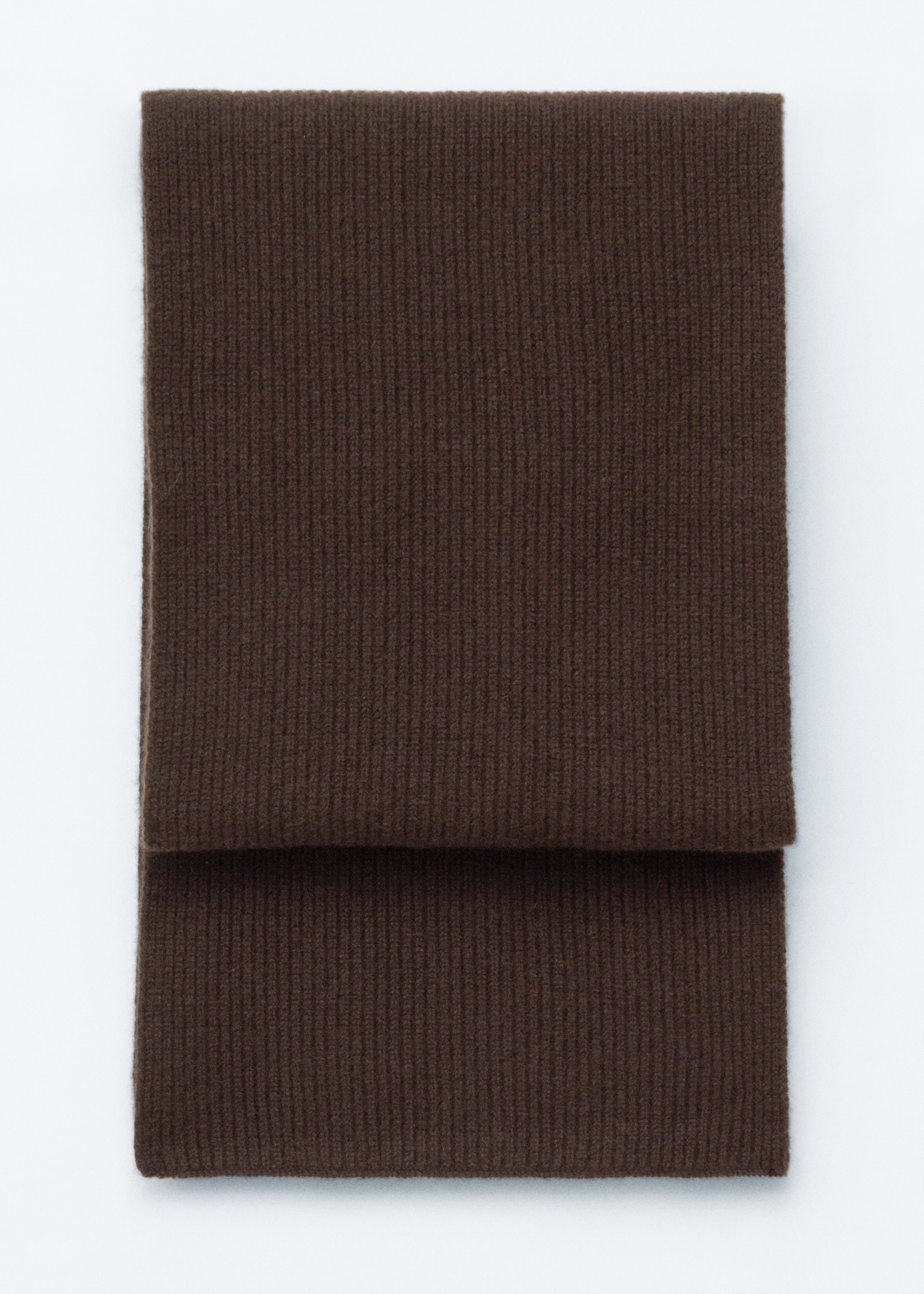 Cashmere Knit Scarf - Dark Brown/Blue/Green/Navy Blue/Dusty rose/Black/Cream/Mole