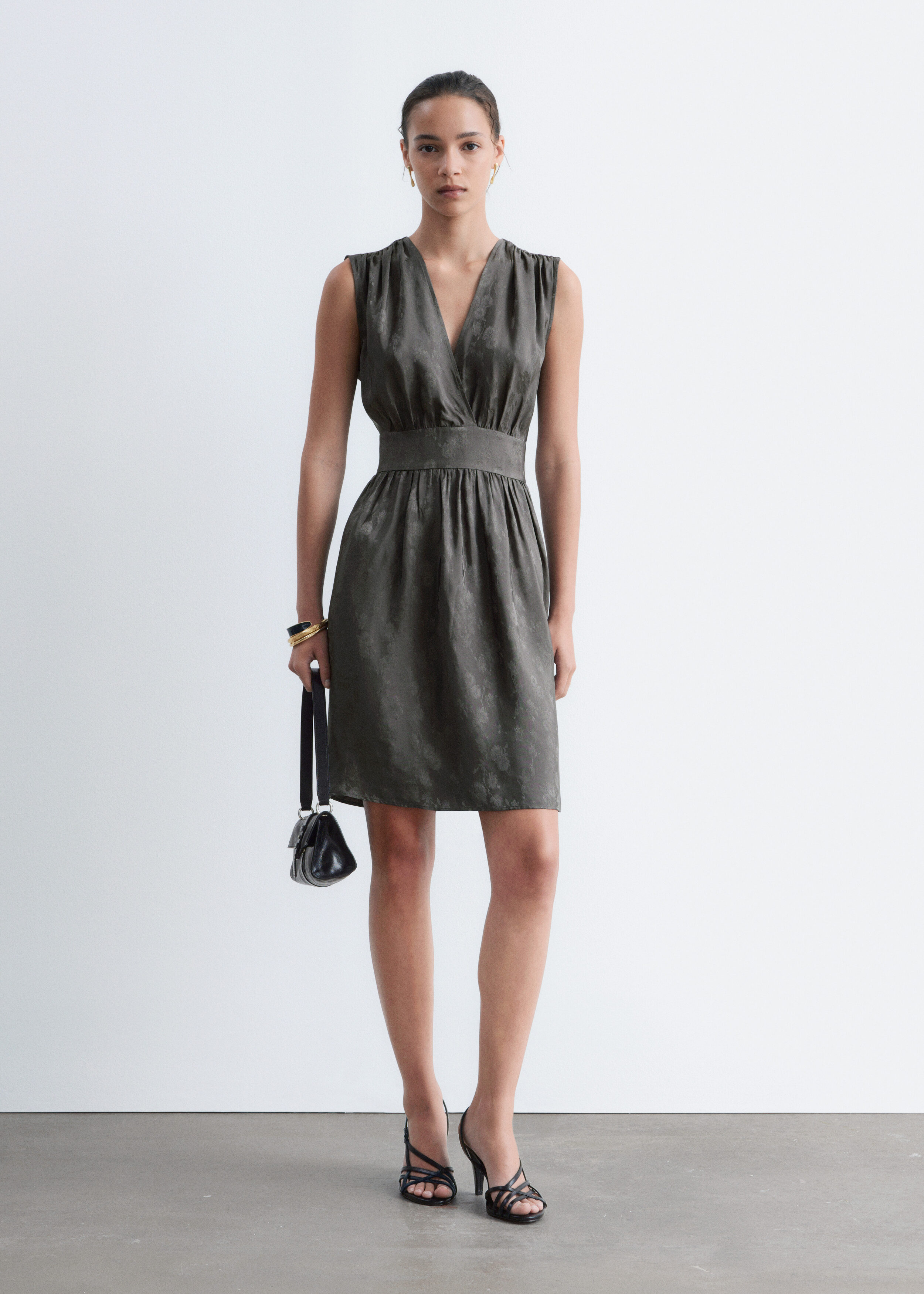 Jacquard Mini Dress - Dark Grey - & Other Stories US