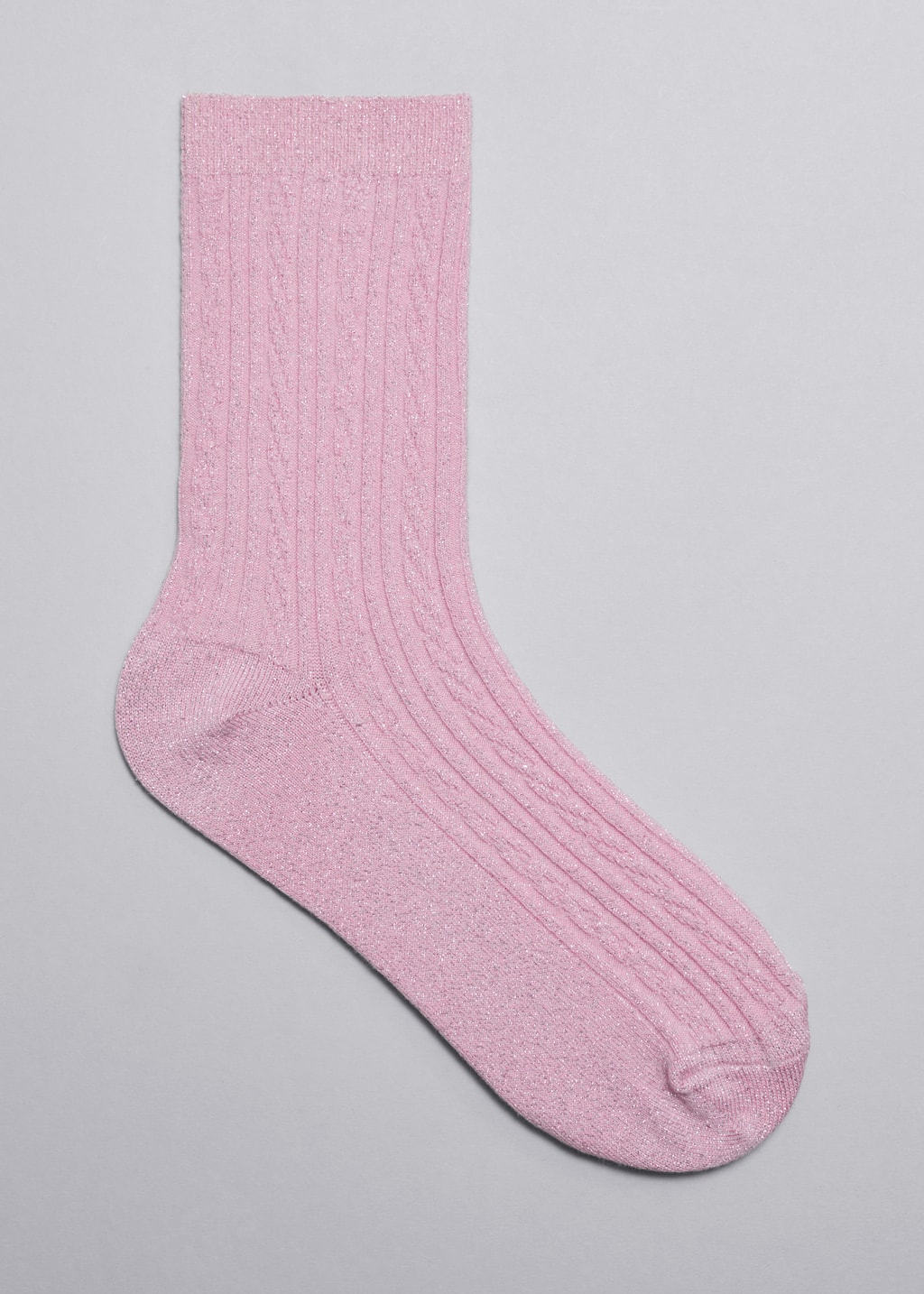 Glitter Knit Socks - Pink - Still Life