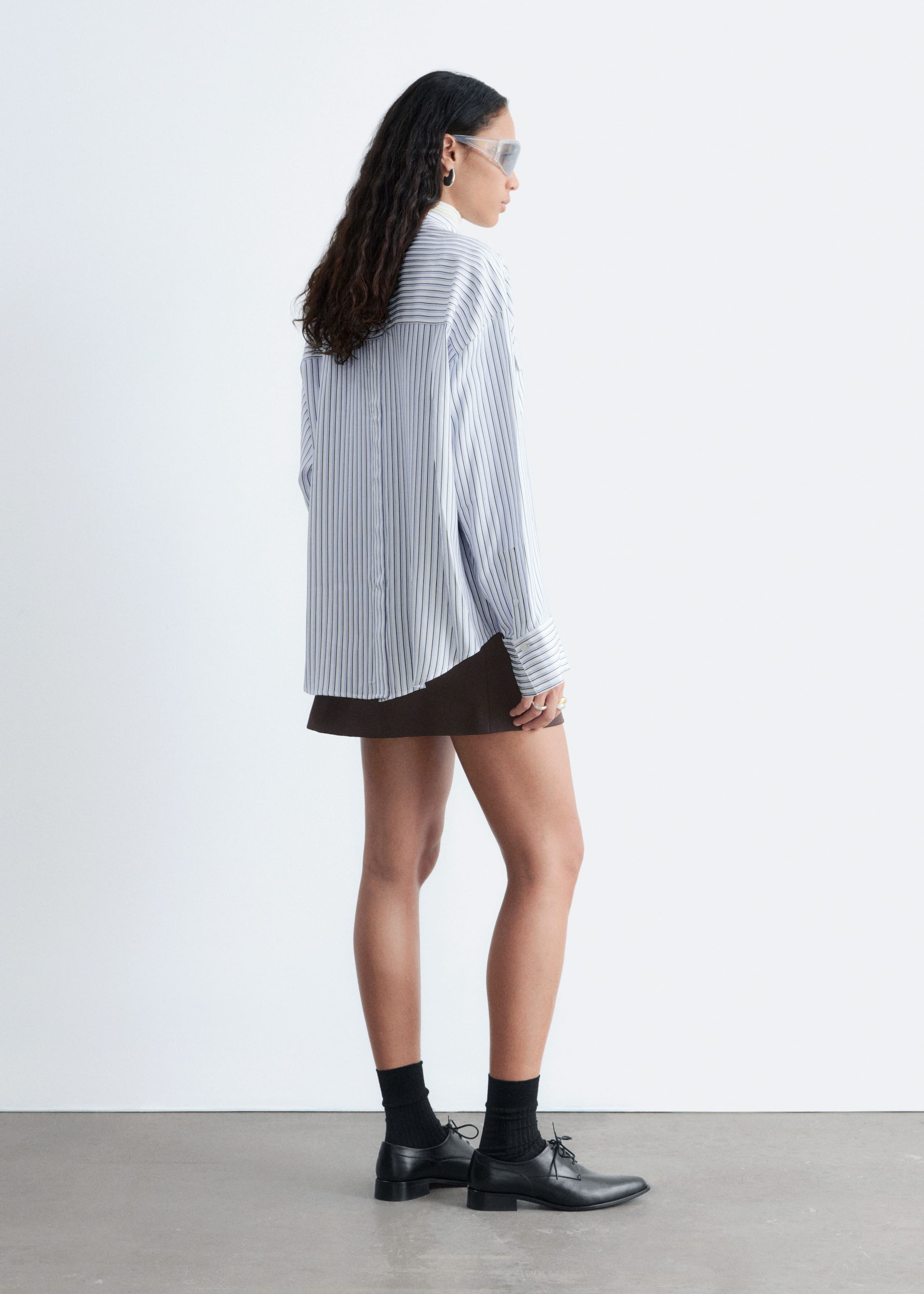 Image of Striped Patch-Pocket Shirt