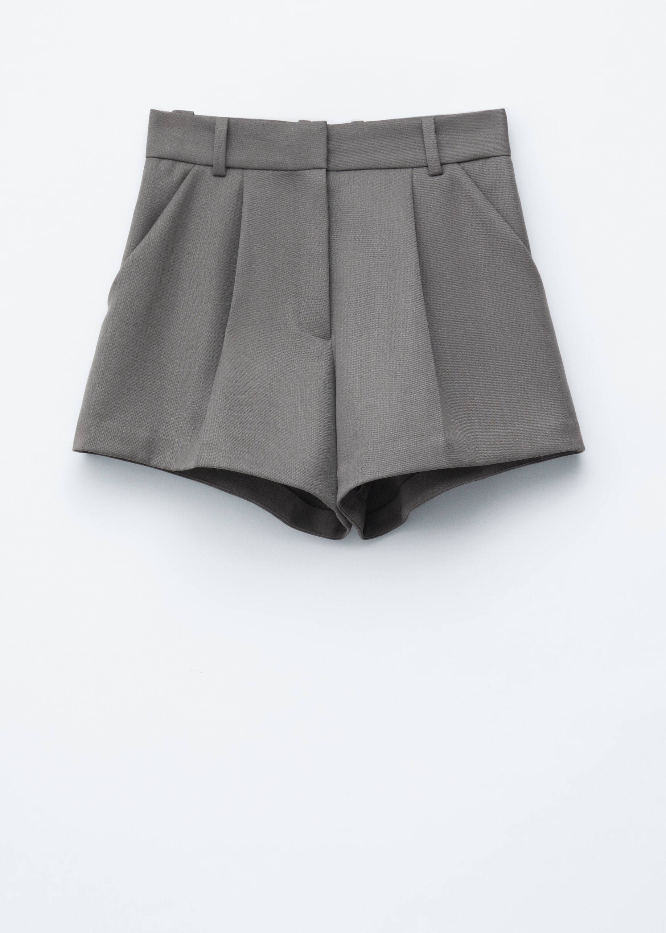 Größeres Bild anzeigen: Wollshorts mit Bügelfalten - Grau - Ladies | H&M AT 1