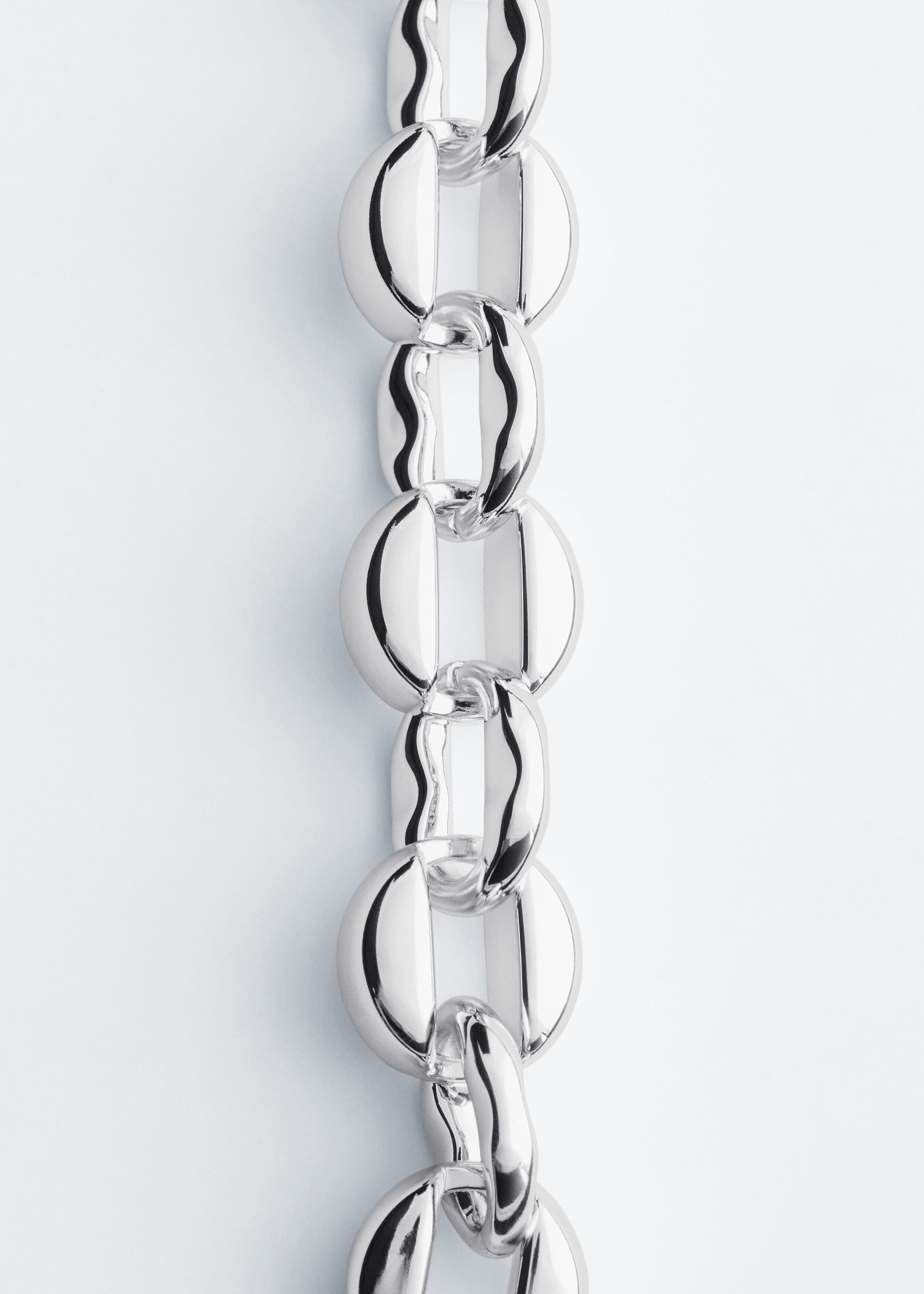 Polished Link Necklace - {{variantName}} - Descriptive Detail