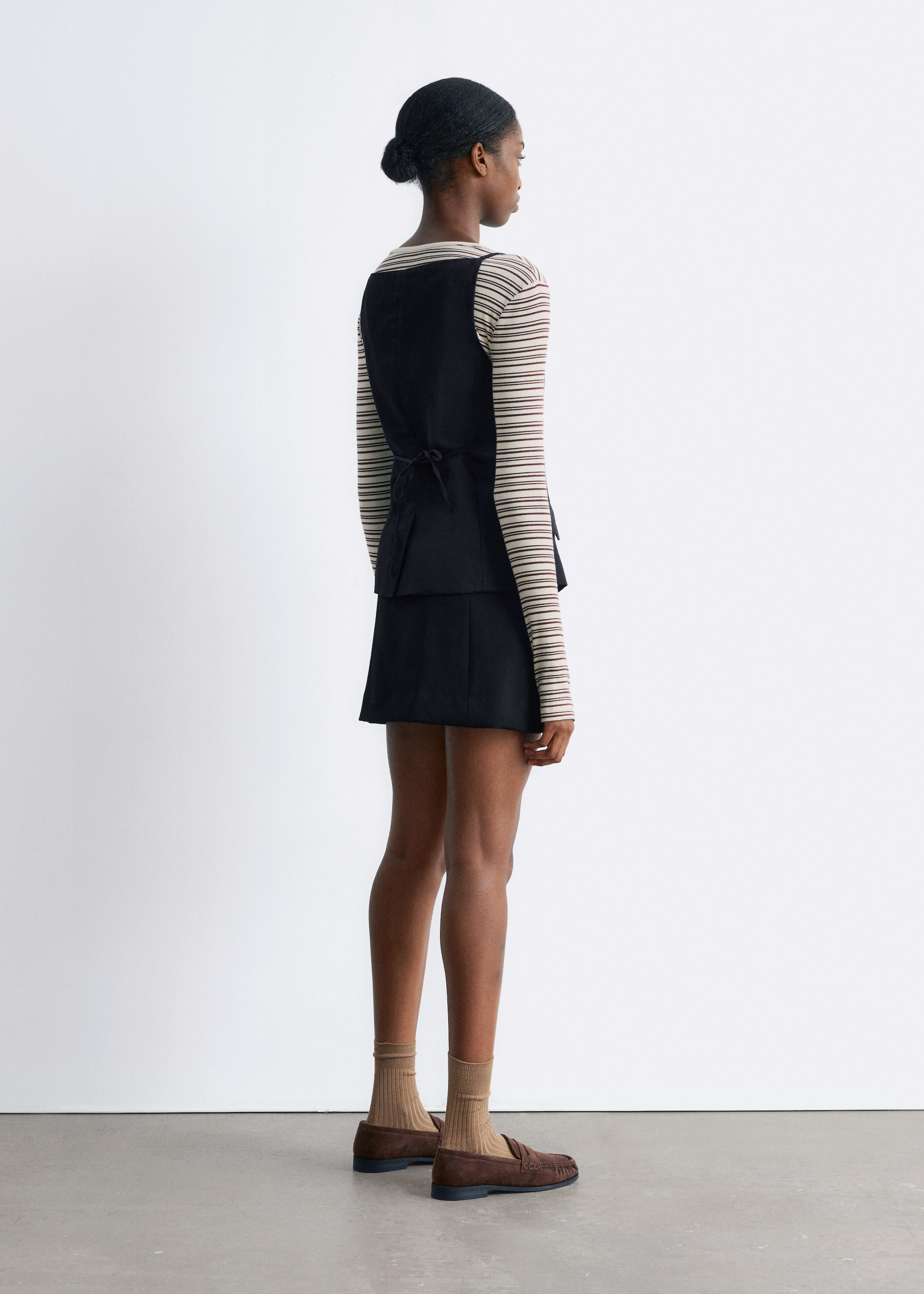 View larger image: Tailored Vest Top - Black - Ladies | H&M GB 5