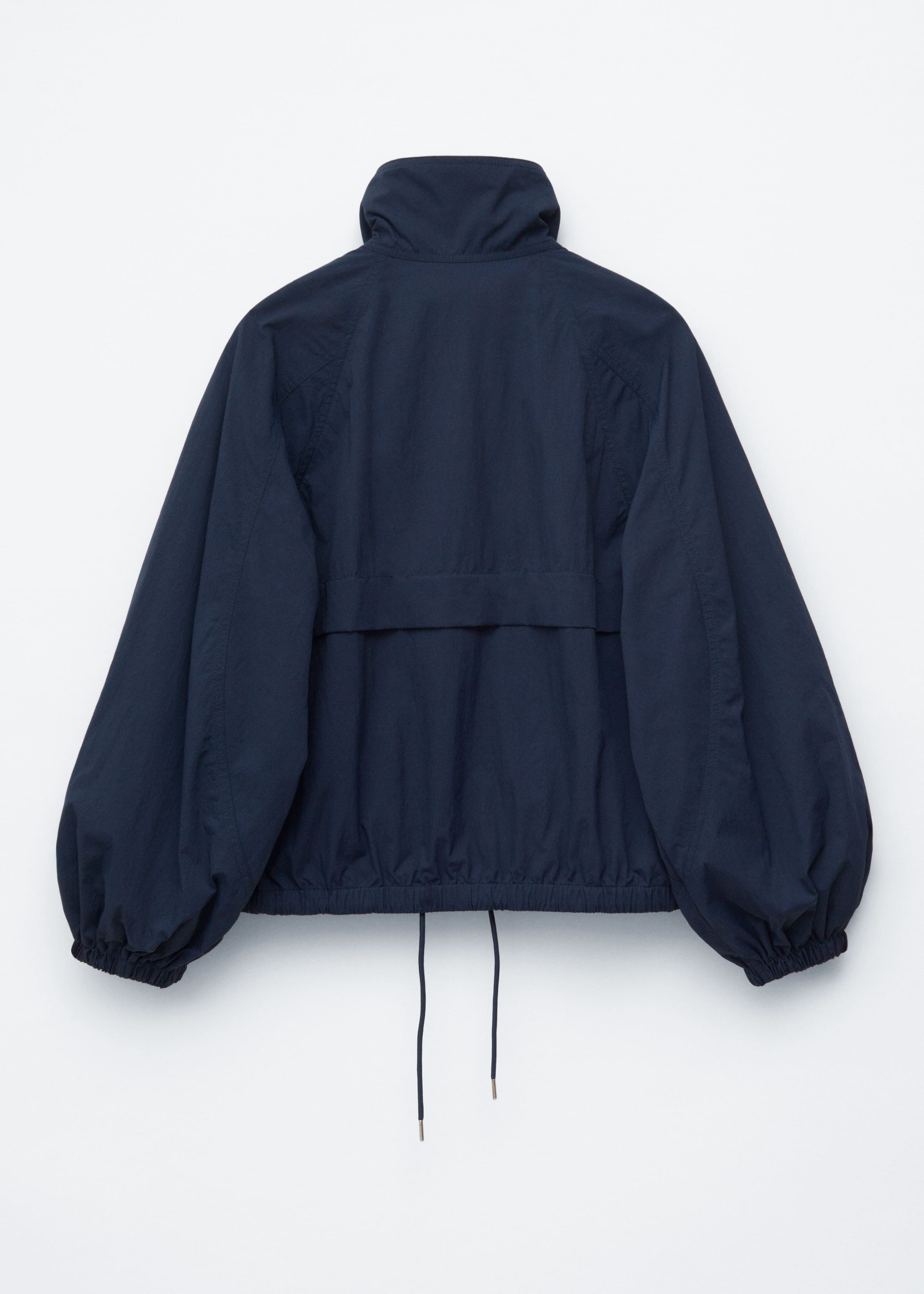 Image of Stand-Collar Drawstring Jacket